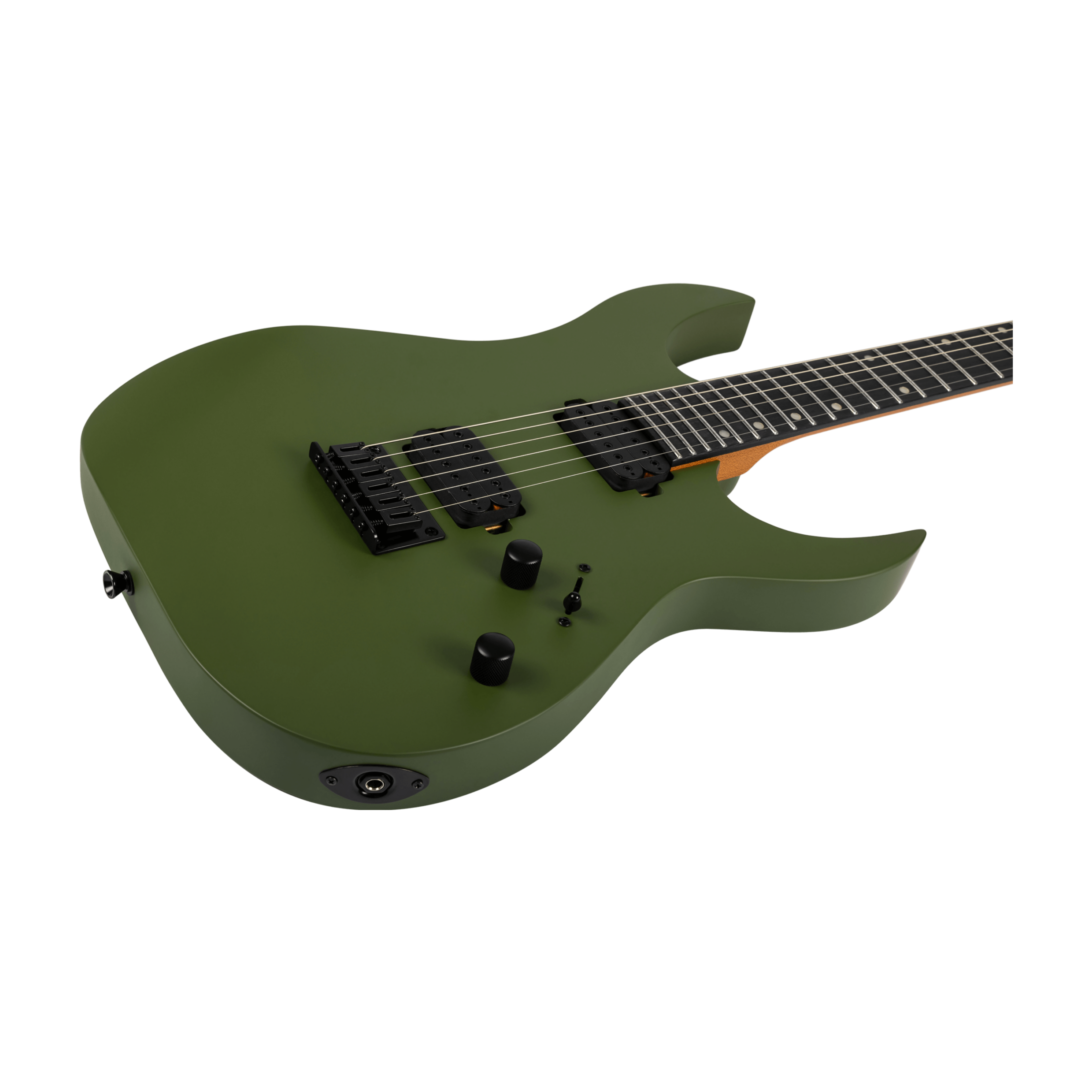SPIRA S400 MGR Stratocaster Electric Guitar Dark Green
