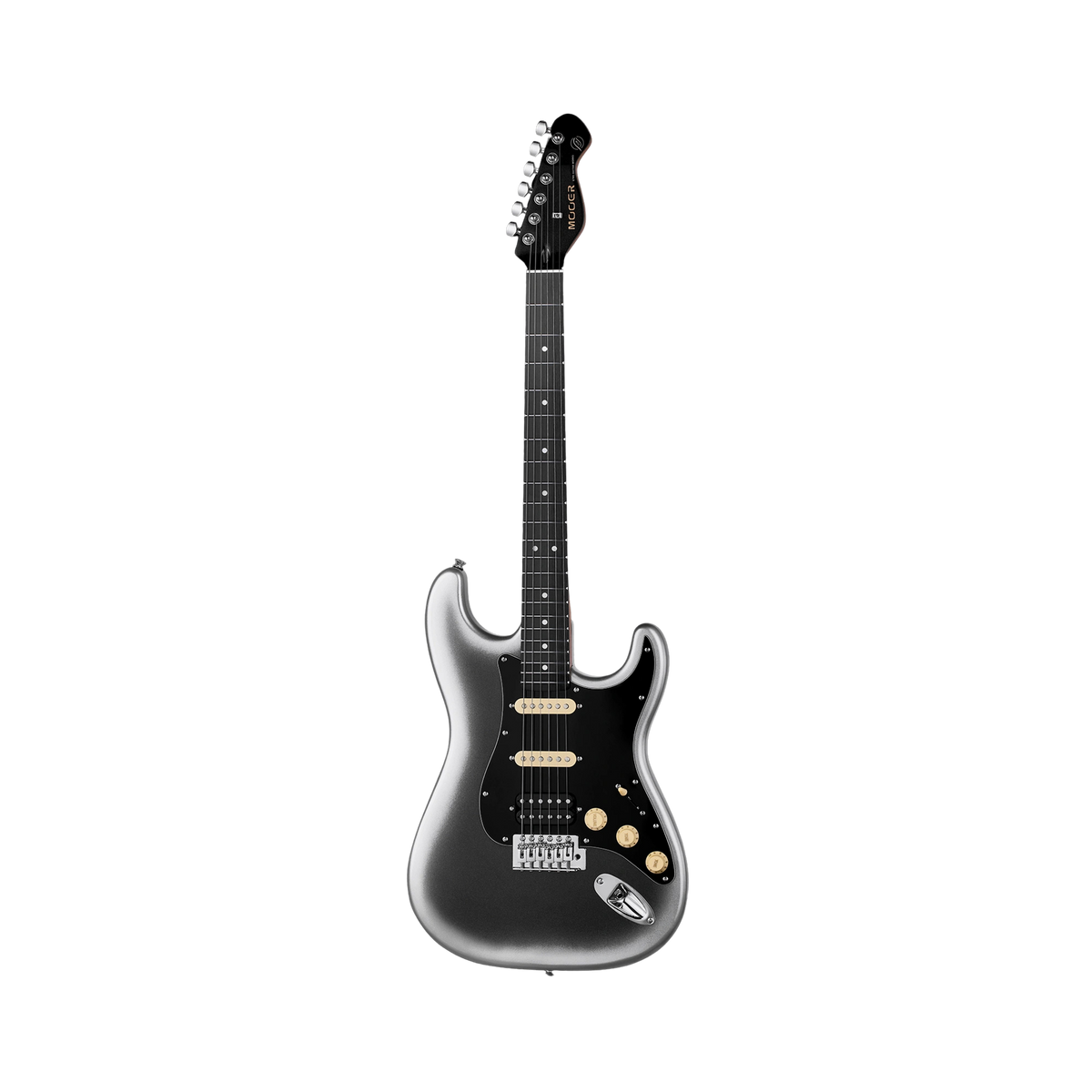 MOOER MSC10 Pro Electric Guitar Dark Silver
