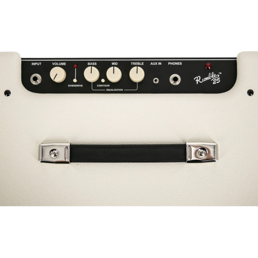 FENDER Rumble 25 V3 Bass Combo Amplifier, Ivory, 230V EU