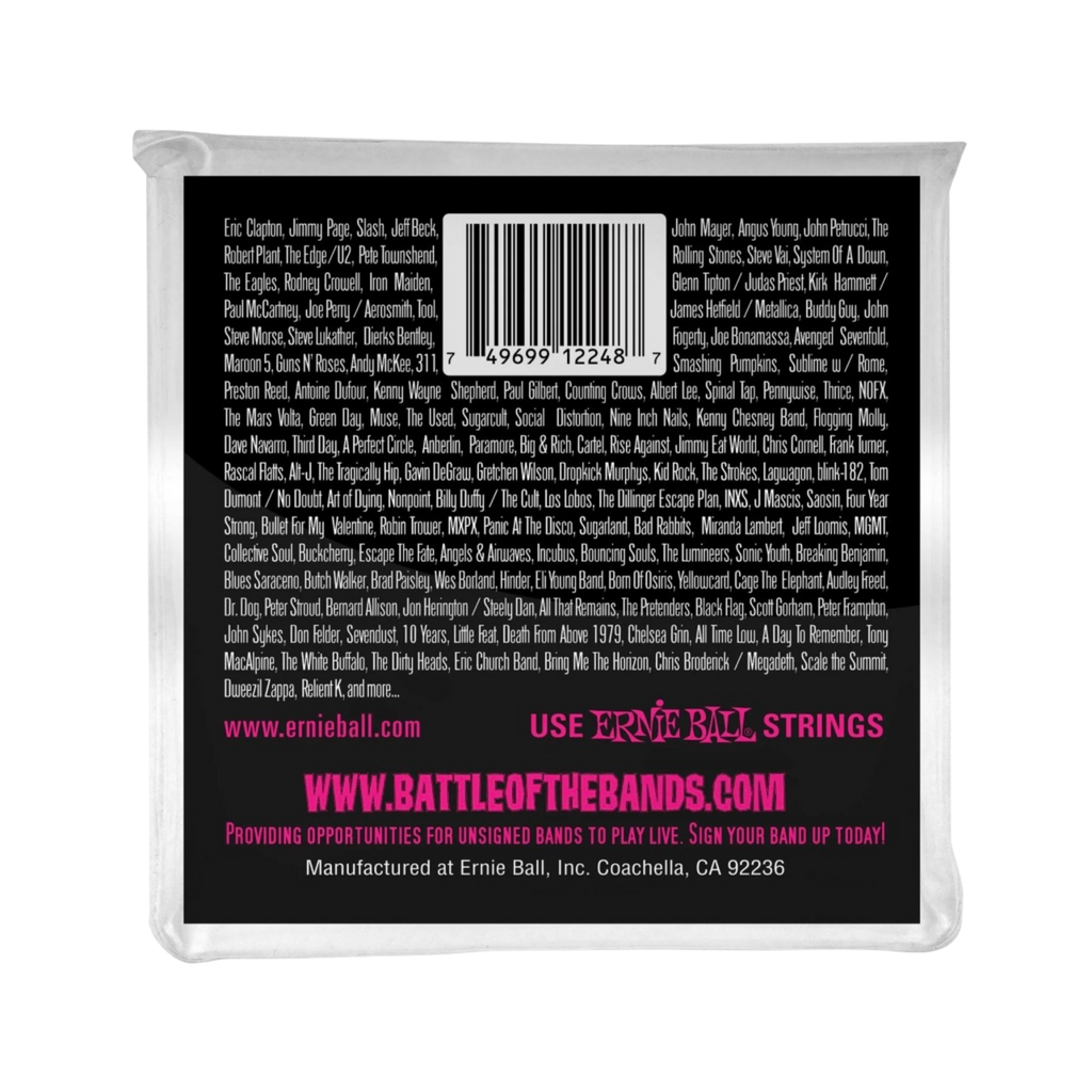 ERNIE BALL Super Slinky Stainless Steel Wound Electric Guitar Strings, 9-42