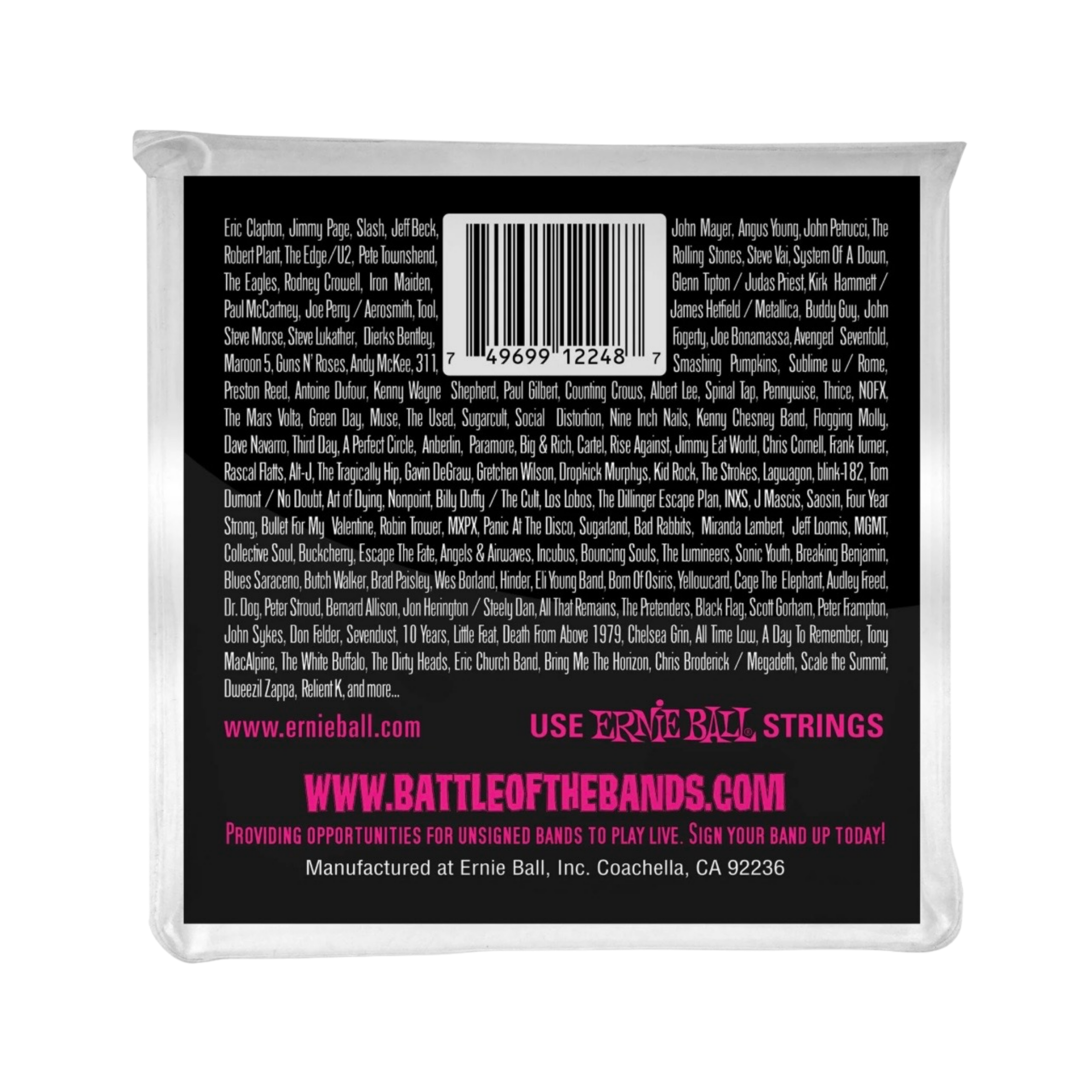ERNIE BALL Super Slinky Stainless Steel Wound Electric Guitar Strings, 9-42