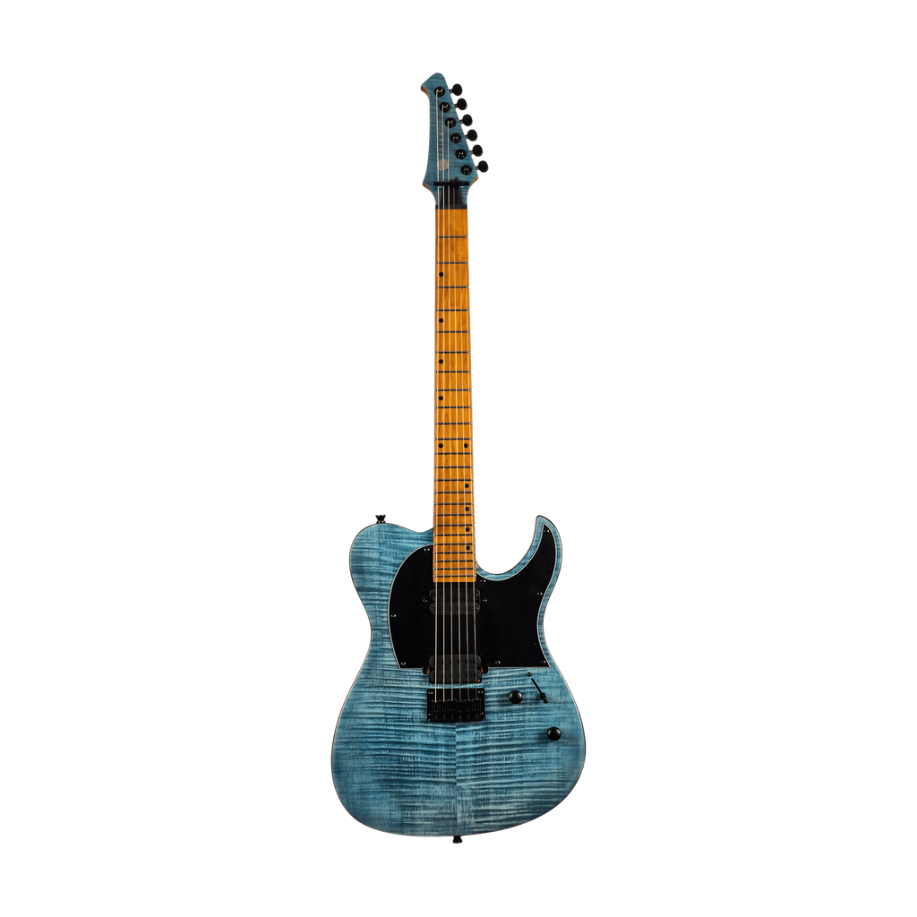 SPIRA T450 TDB Telecaster Electric Guitar Trans Blue