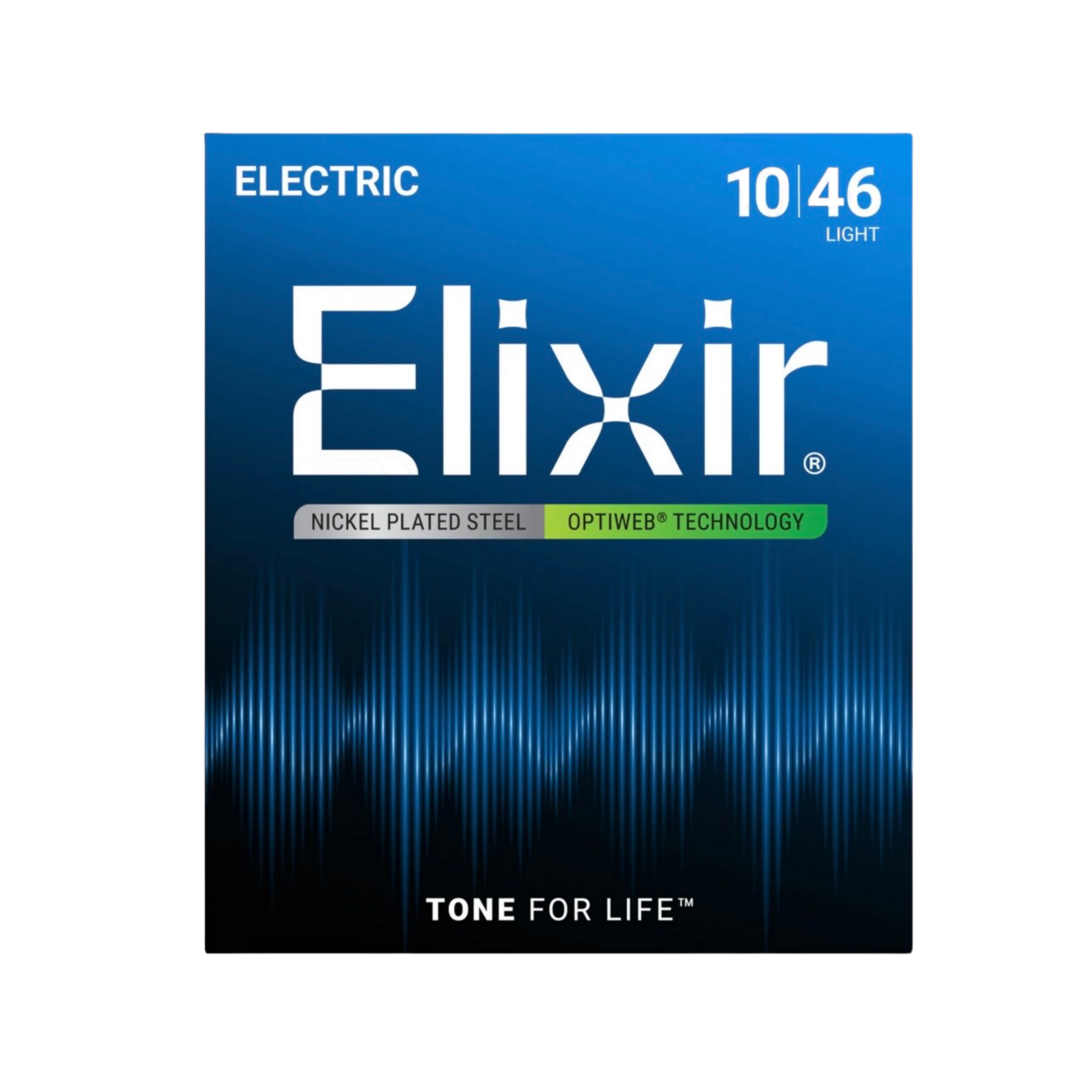 ELIXIR 19052 Optiweb Electric Guitar Strings, Light, 10-46