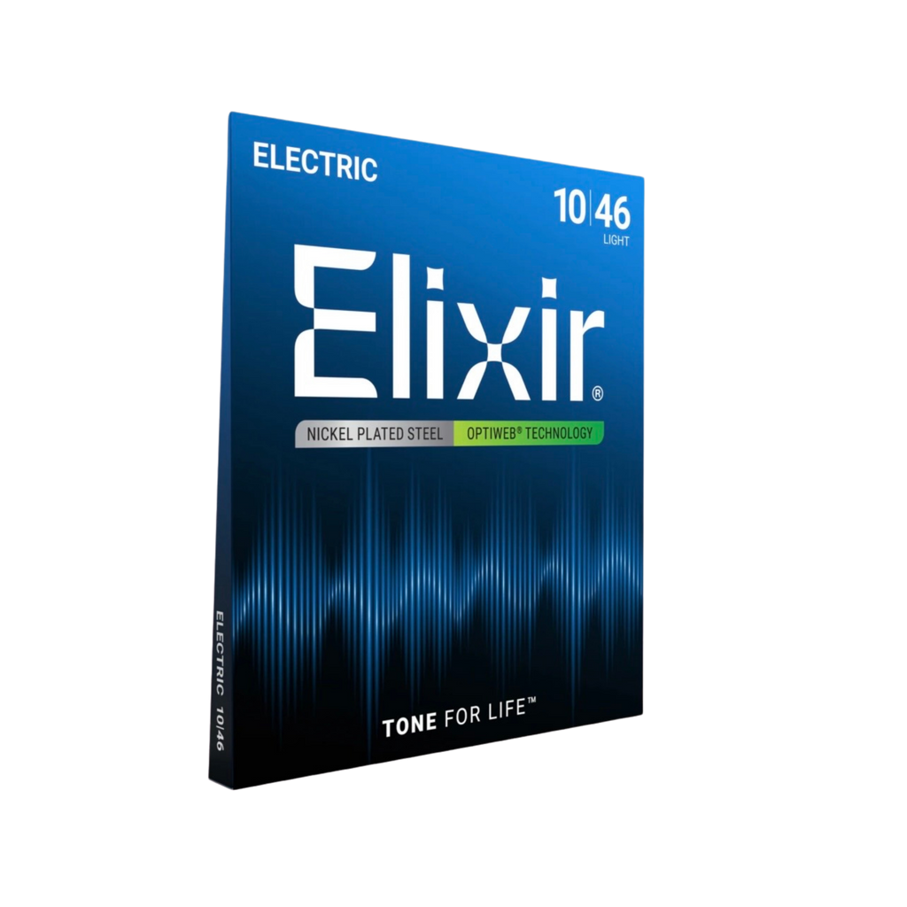 ELIXIR 19052 Optiweb Electric Guitar Strings, Light, 10-46