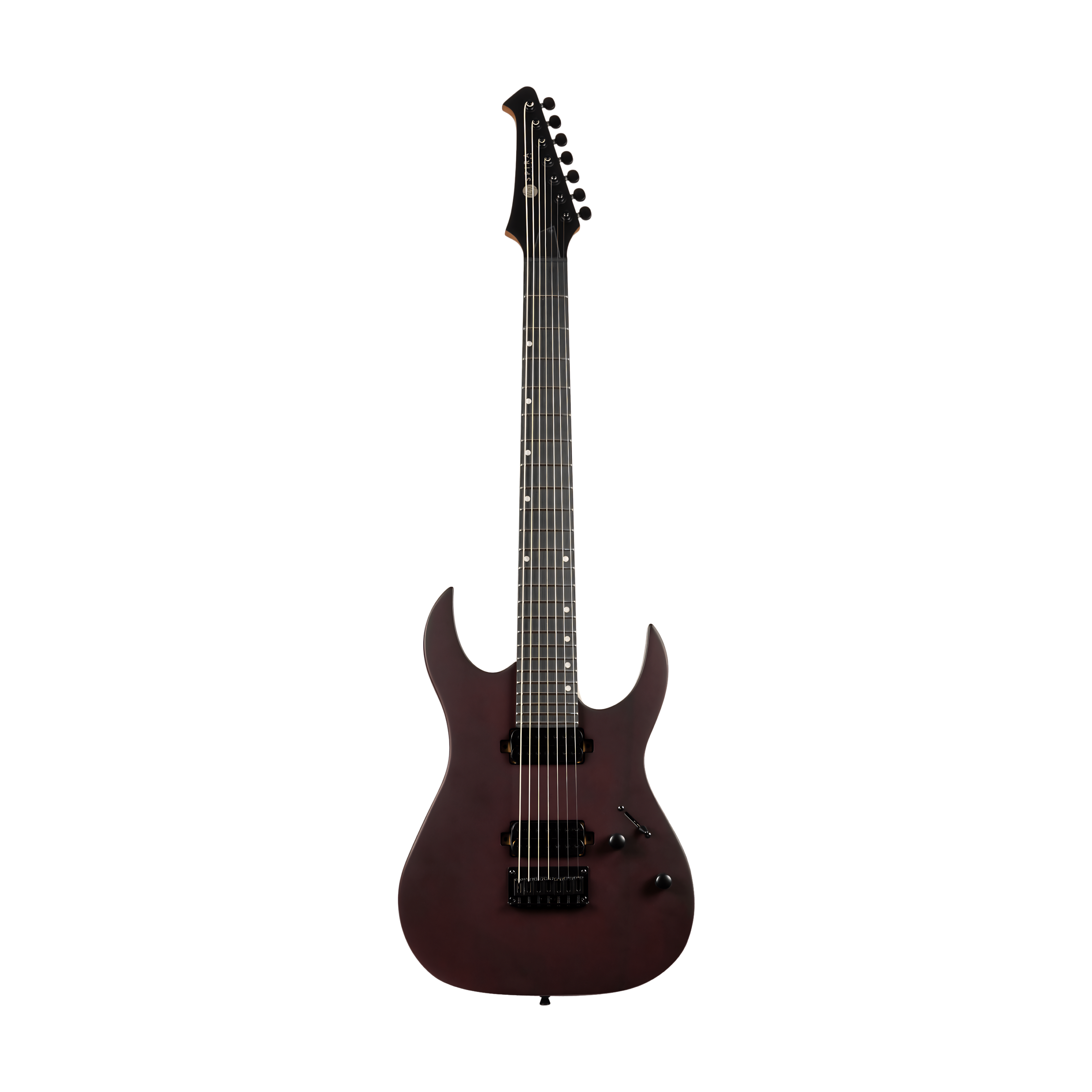 SPIRA S407 MWR Stratocaster Electric Guitar 7 Strings Wine Red