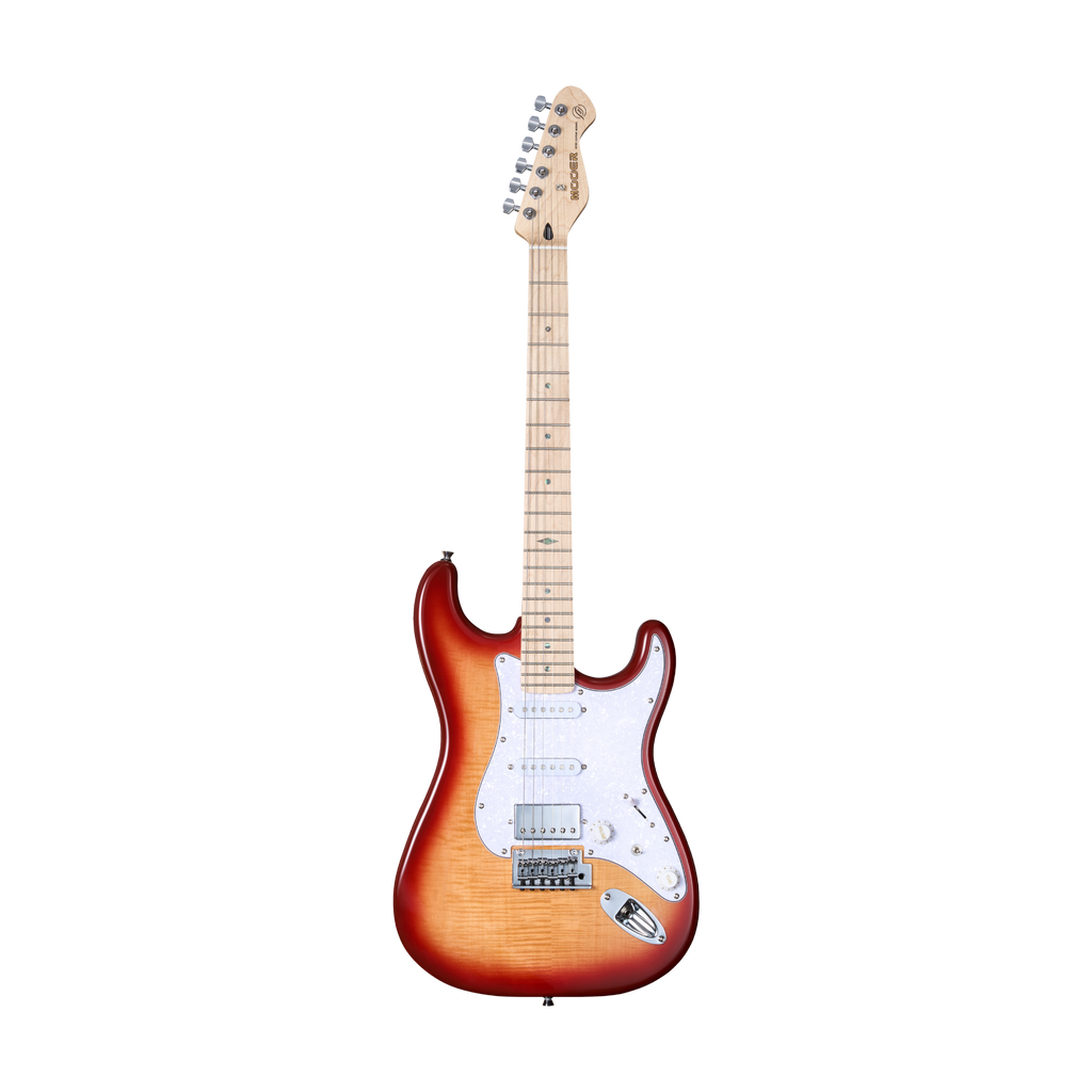 MOOER MSC30 Pro Electric Guitar Sunset Red