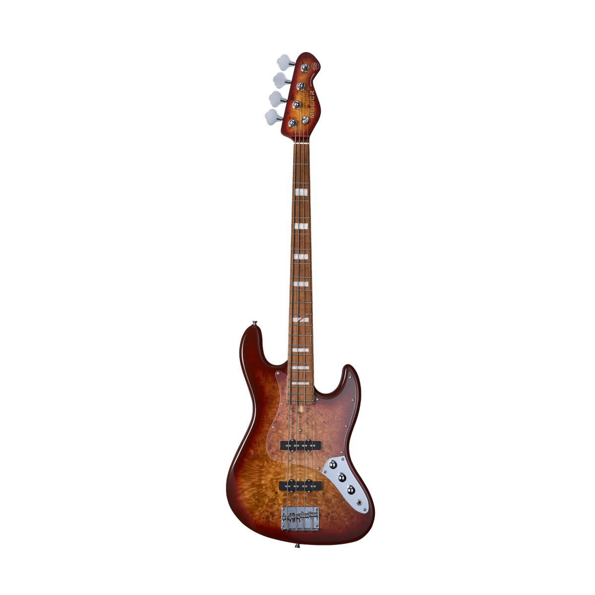 MOOER MBJ 420 Electric Bass 4 String Red Burst