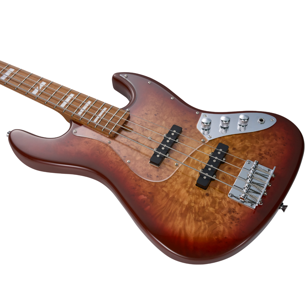 MOOER MBJ 420 Electric Bass 4 String Red Burst