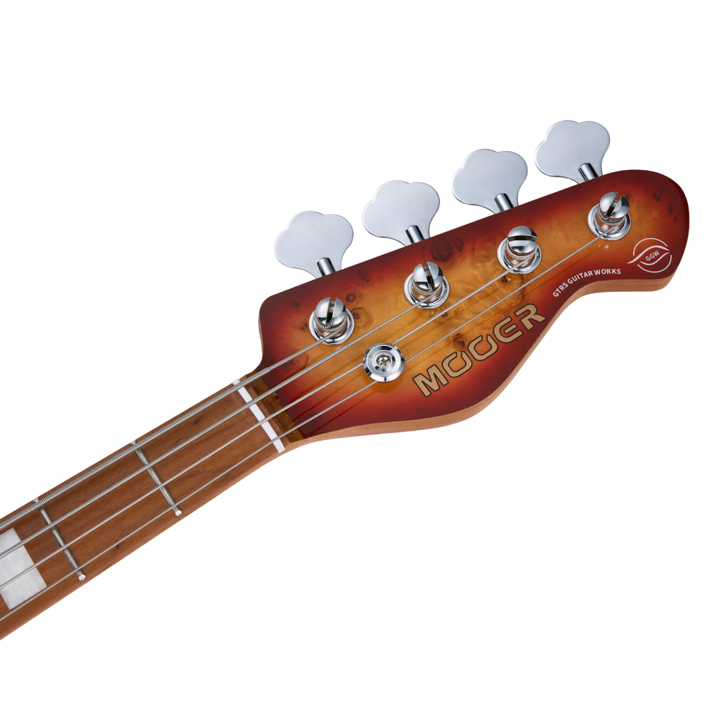 MOOER MBJ 420 Electric Bass 4 String Red Burst