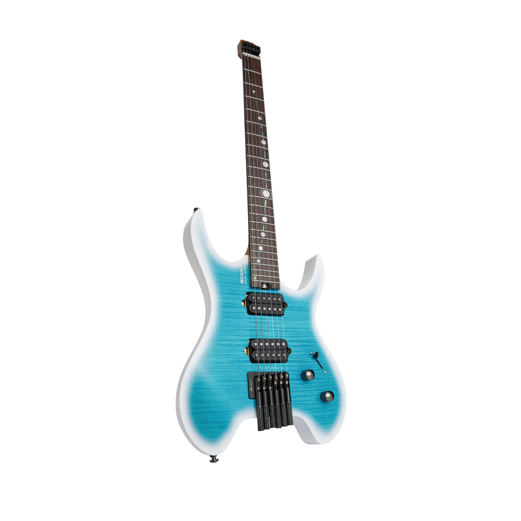 MOOER MHL100 Head-Less Electric Guitar Dreamy Blue
