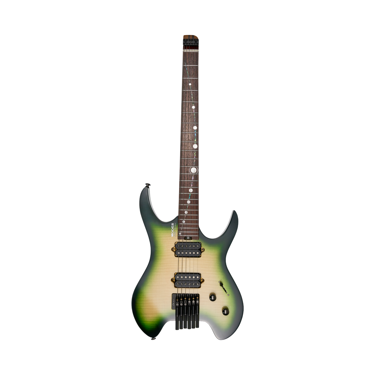 MOOER MHL100 Head-Less Electric Guitar Green Gradient