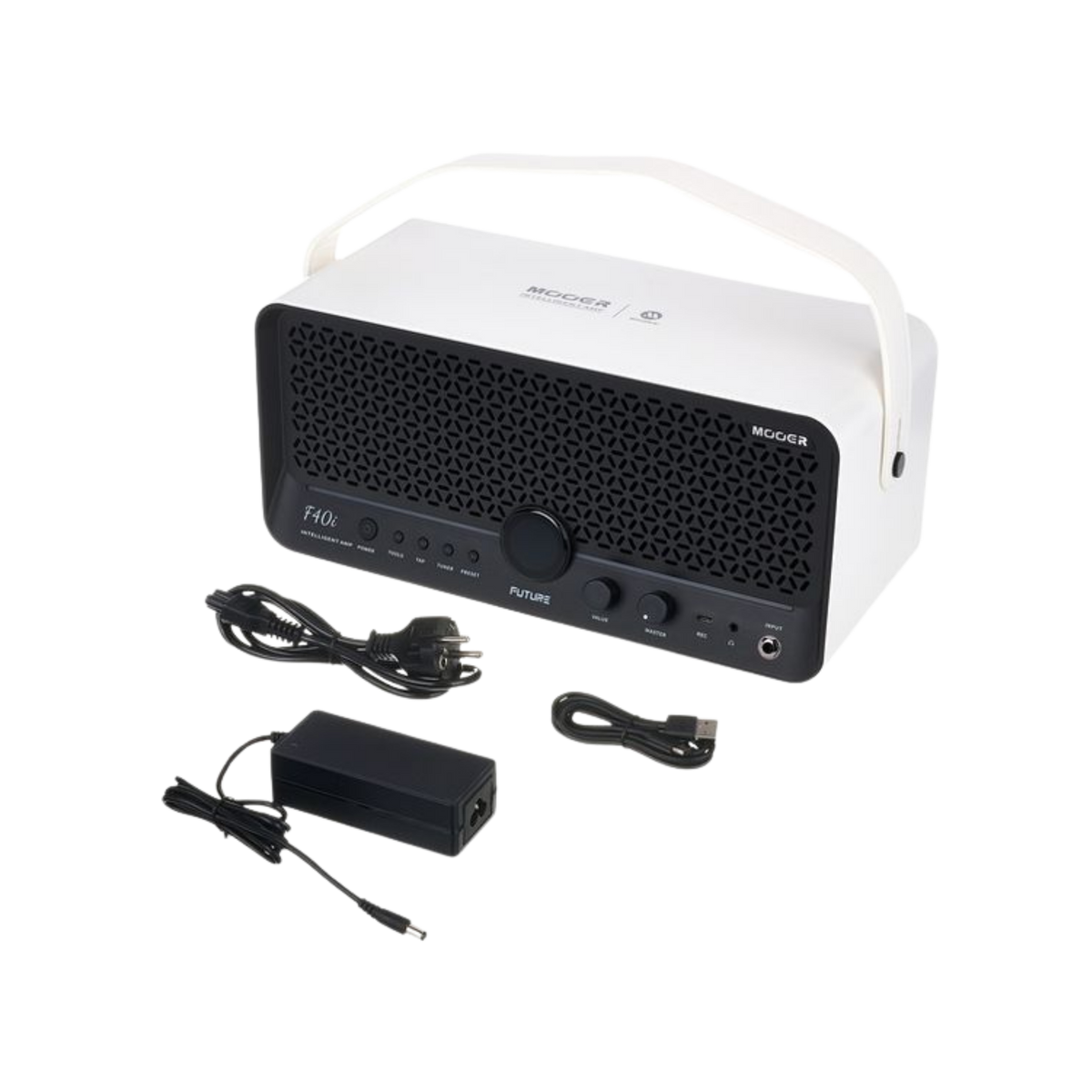 MOOER FUTURE F40i Guitar Smart Amp Snowfall White