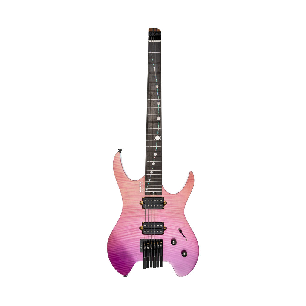MOOER MHL100 Head-Less Electric Guitar Purple Burst