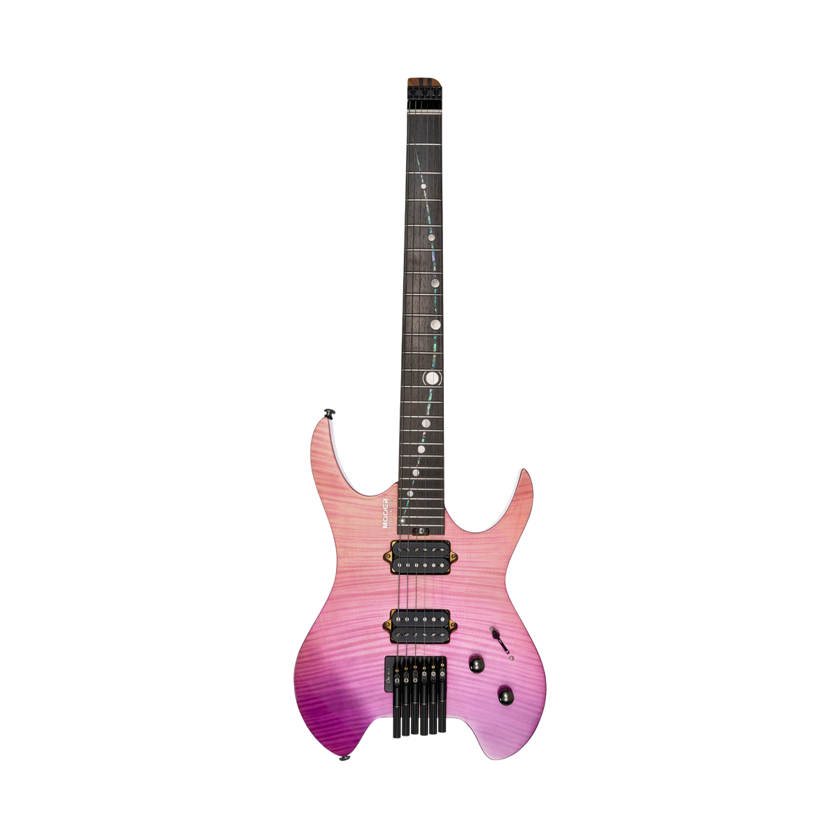 MOOER MHL100 Head-Less Electric Guitar Purple Burst