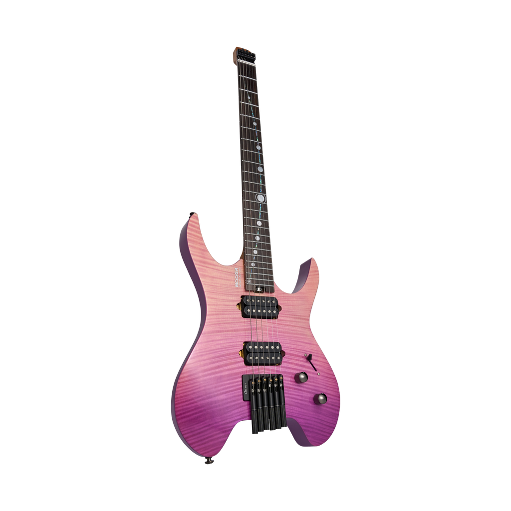 MOOER MHL100 Head-Less Electric Guitar Purple Burst