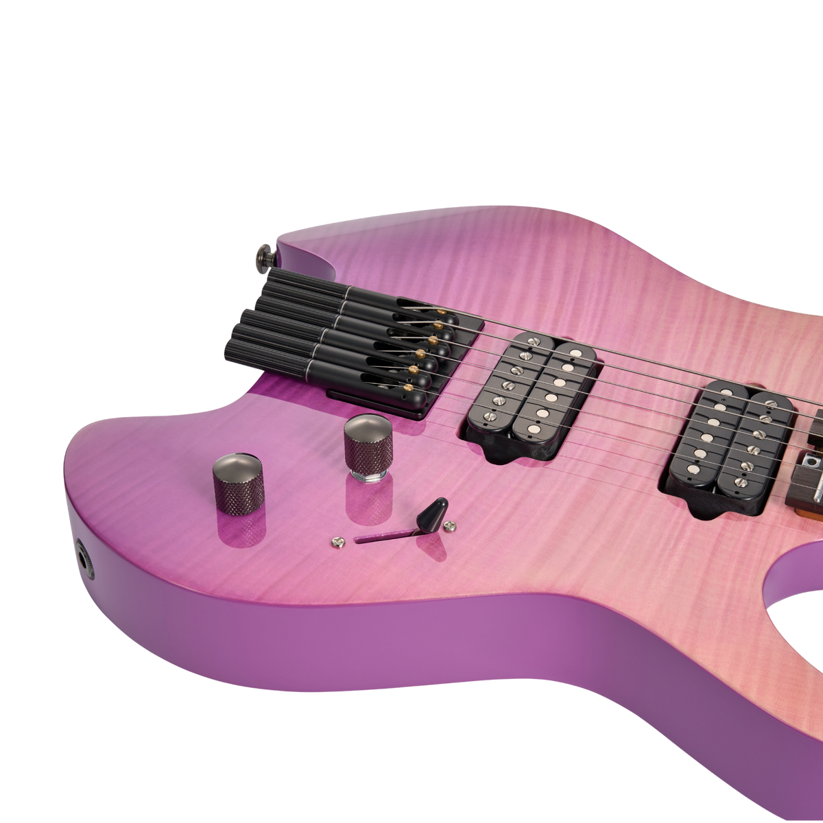 MOOER MHL100 Head-Less Electric Guitar Purple Burst