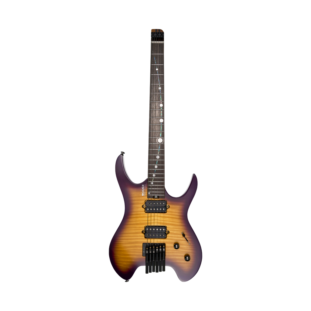 MOOER MHL100 Head-Less Electric Guitar Purple Gradient