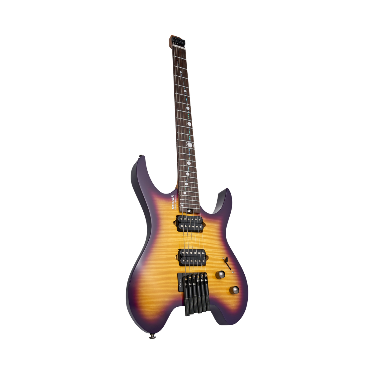 MOOER MHL100 Head-Less Electric Guitar Purple Gradient