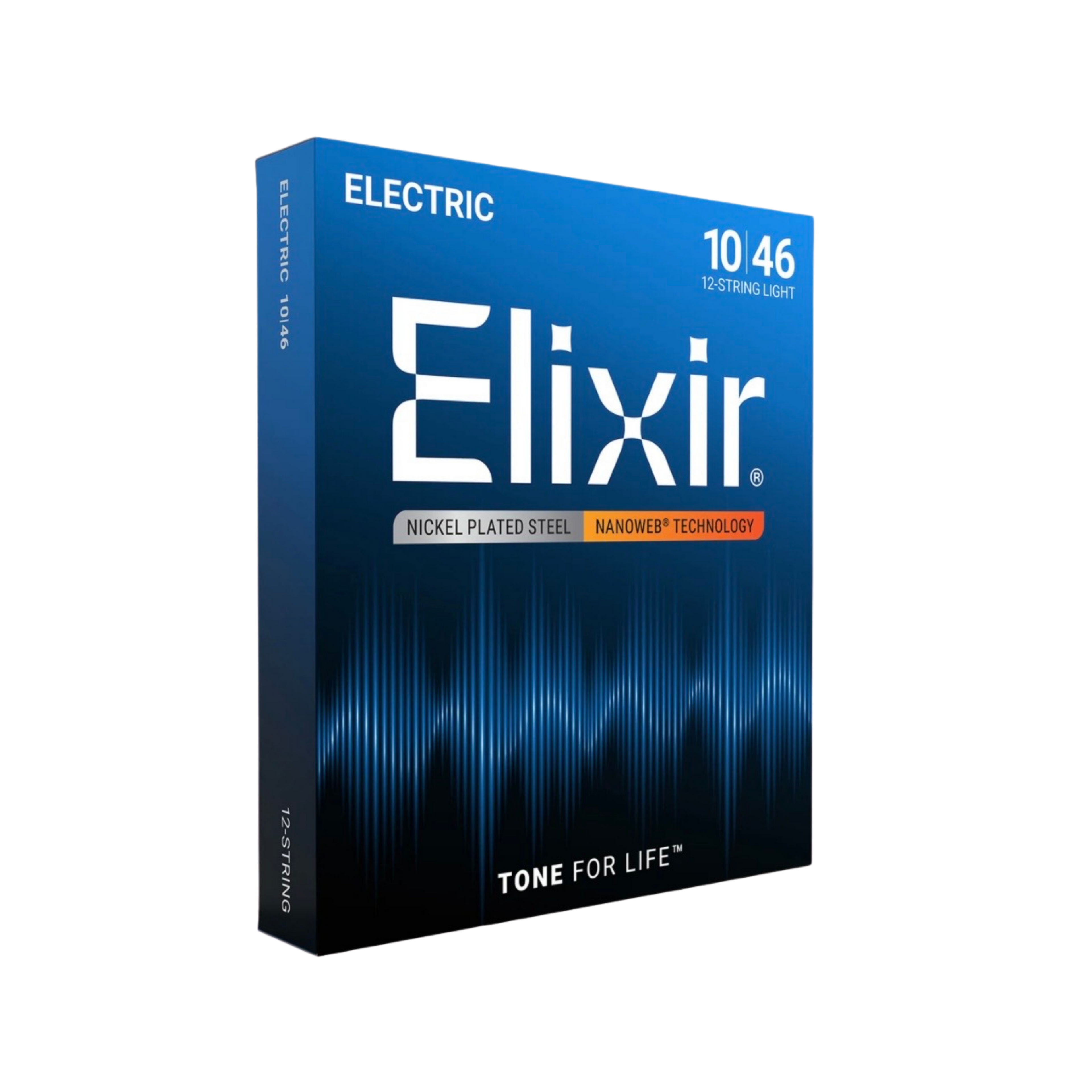 ELIXIR 12052 Nanoweb Electric Guitar Strings, Light, 10-46