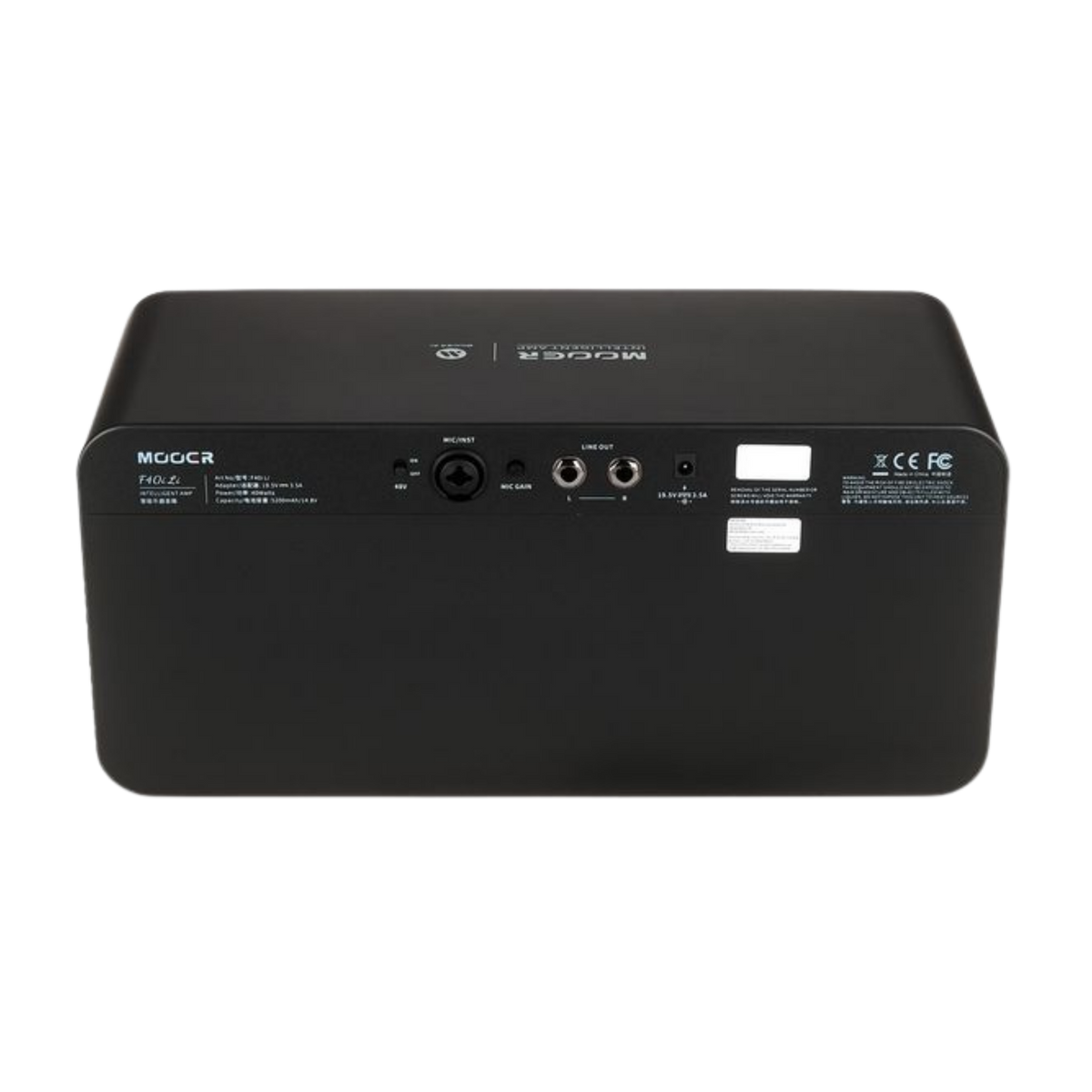MOOER FUTURE F40i Li Guitar Smart Amp Phantom Black