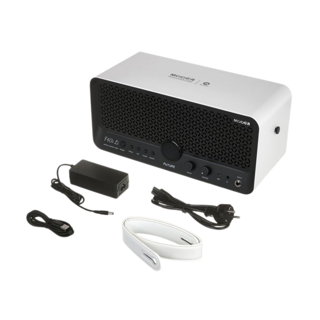 MOOER FUTURE F40i Li Guitar Smart Amp Snowfall White