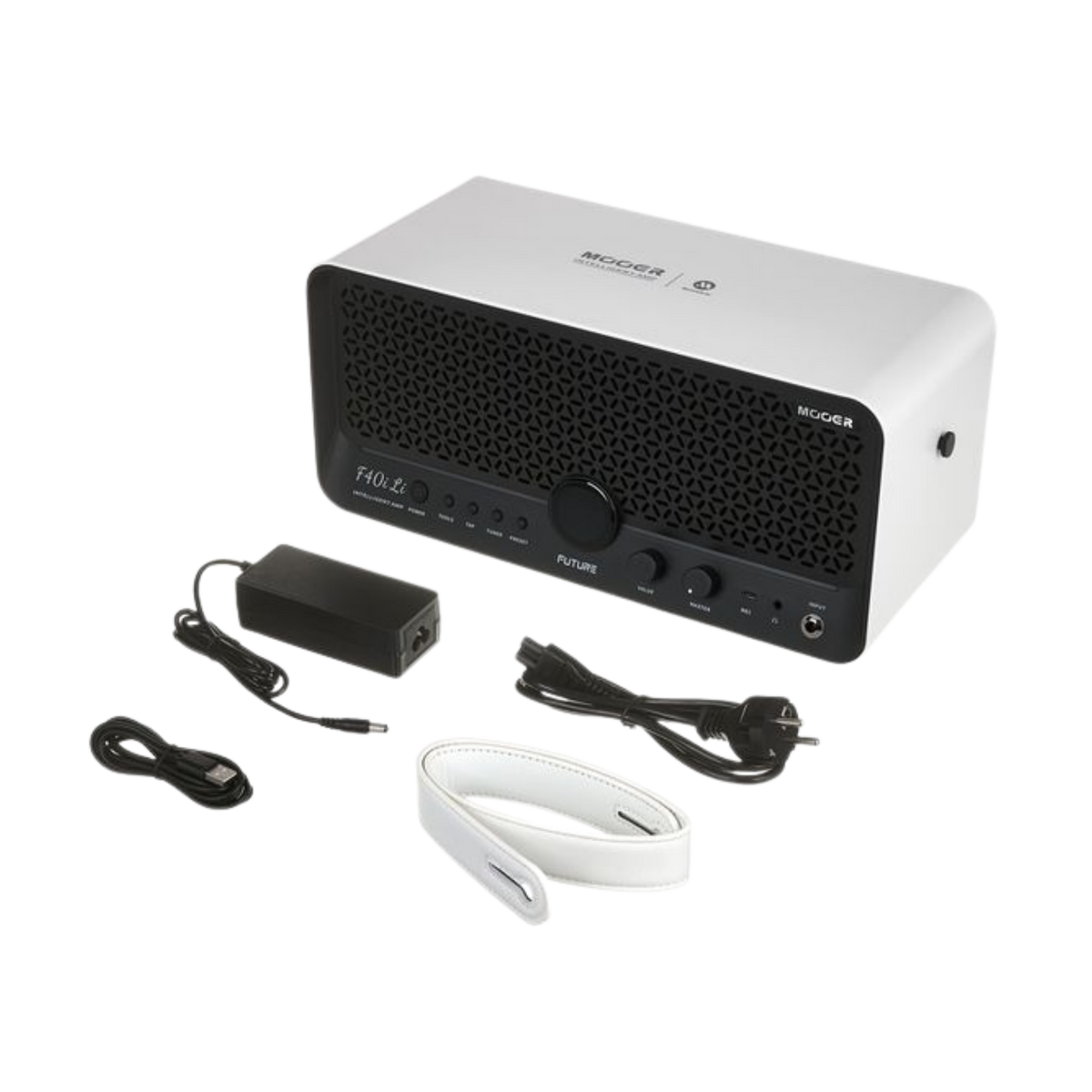 MOOER FUTURE F40i Li Guitar Smart Amp Snowfall White