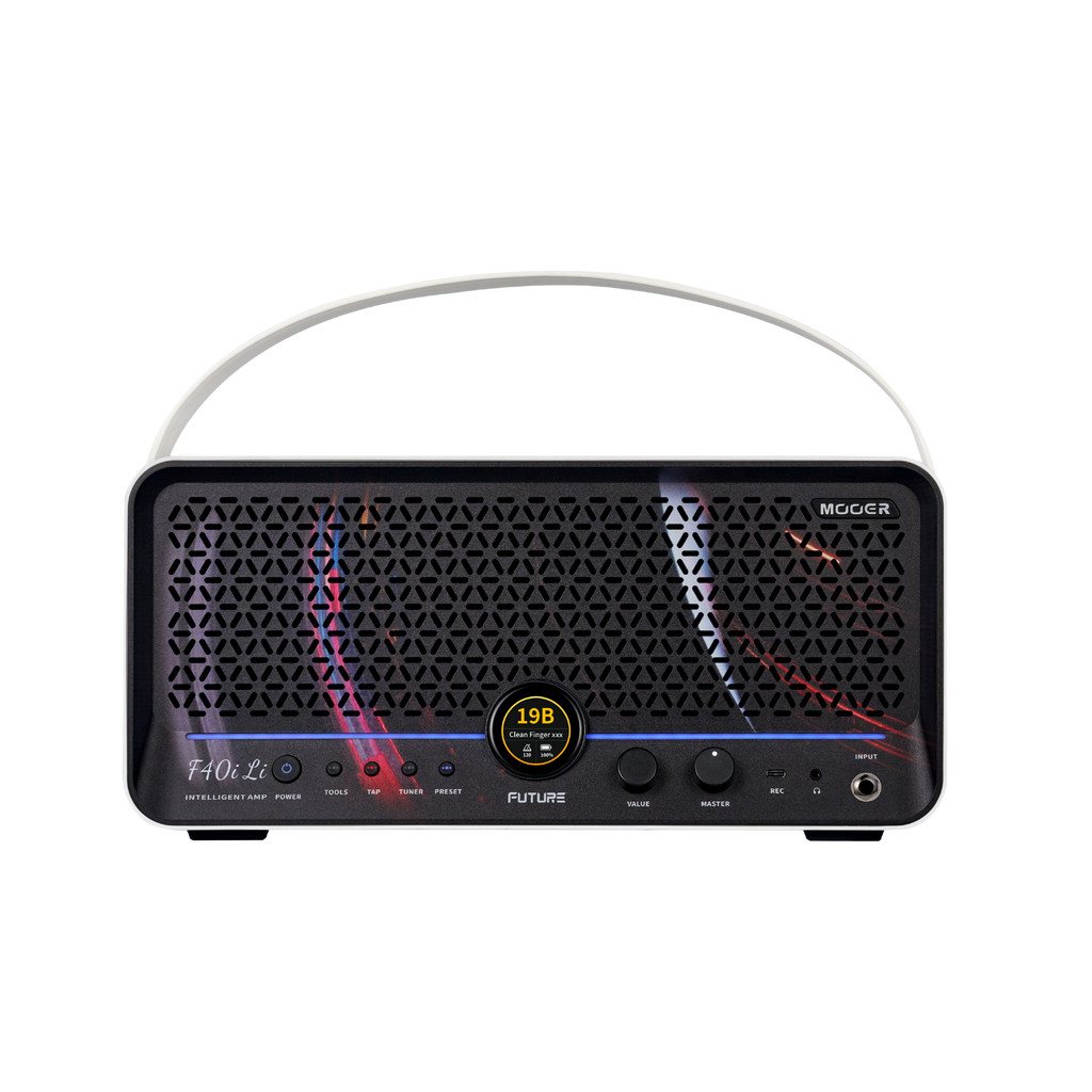 MOOER FUTURE F40i Li Guitar Smart Amp White Stellar Ring