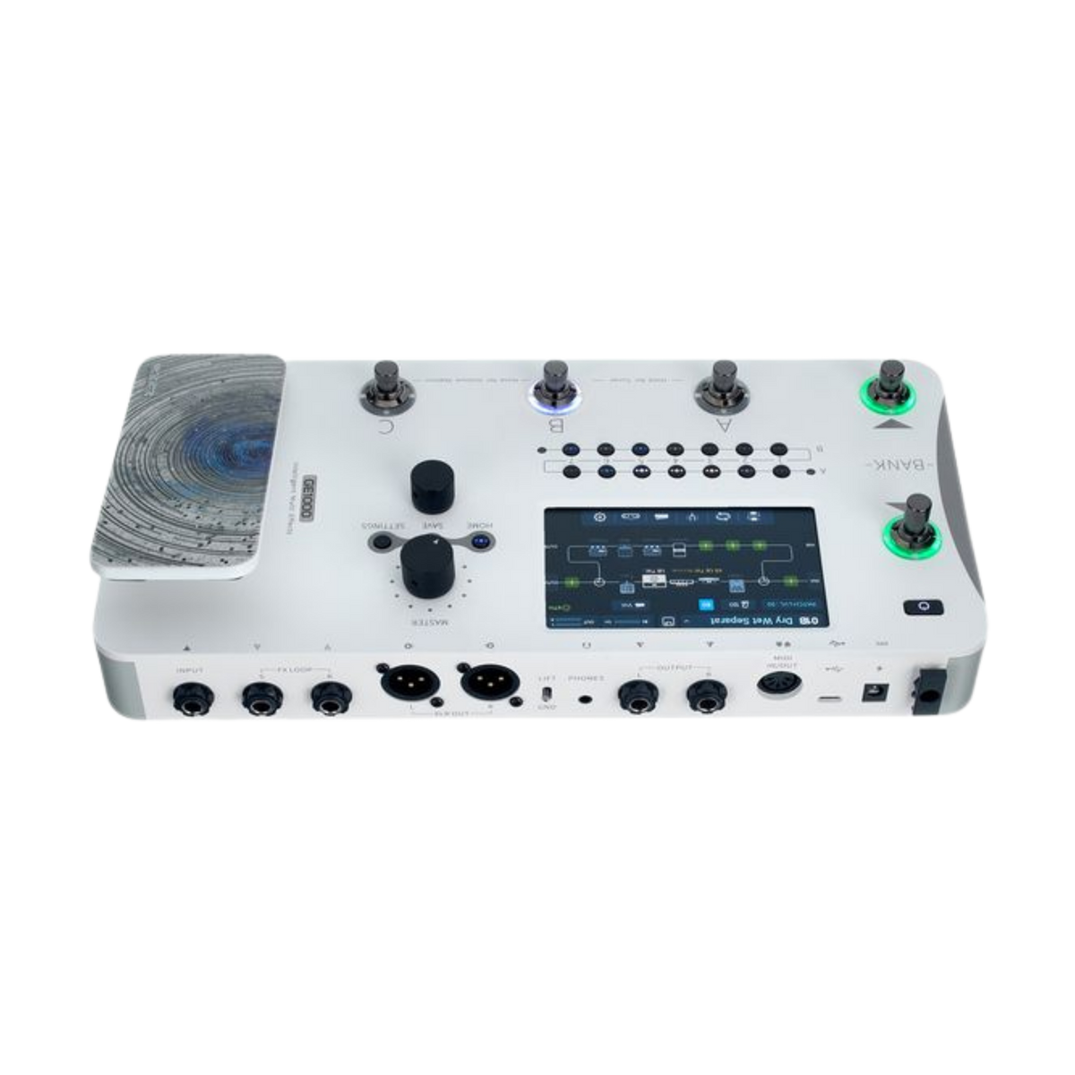 MOOER GE1000 White Multi-Effects Guitar Pedal