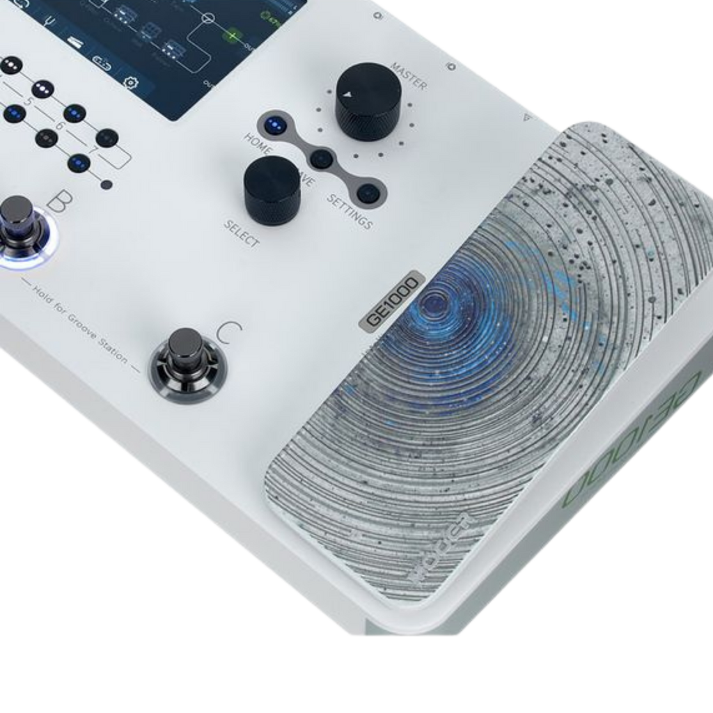 MOOER GE1000 White Multi-Effects Guitar Pedal