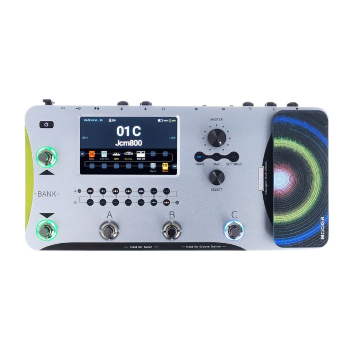 MOOER GE1000 Li Gray Multi-Effects Guitar Pedal