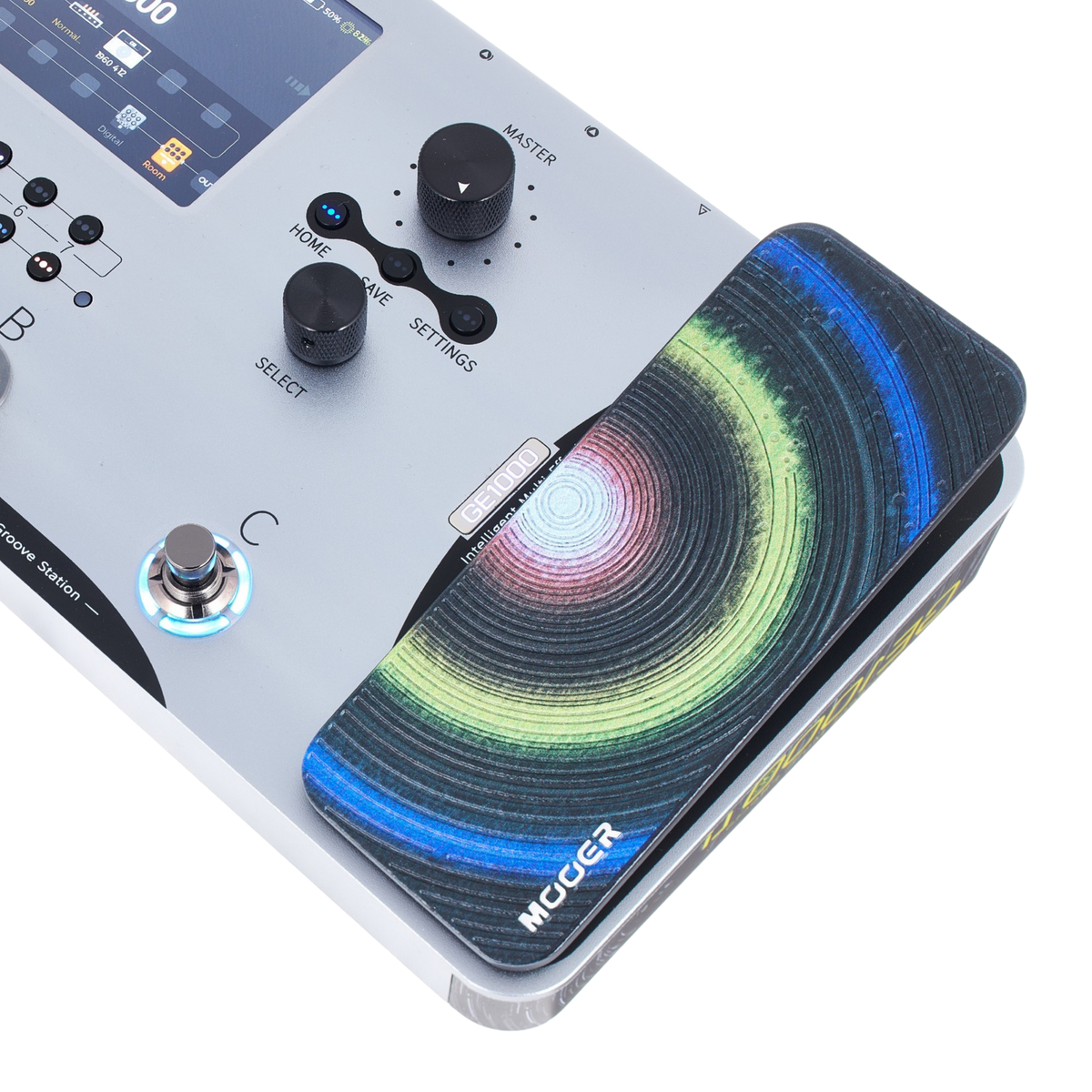 MOOER GE1000 Li Gray Multi-Effects Guitar Pedal