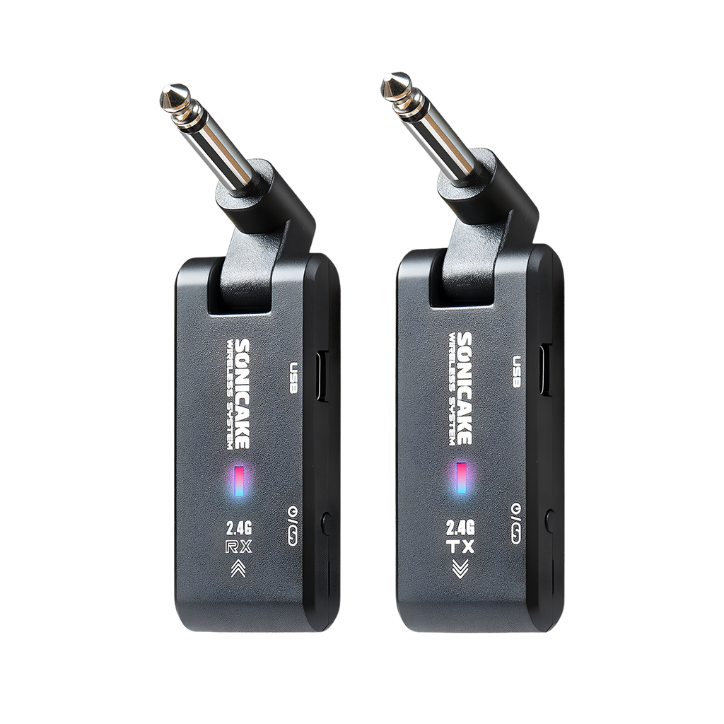 SONICAKE QWS-10 2.4G Sistem Gitar Nirkabel Pemancar Instrumen