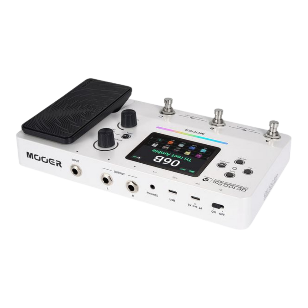 MOOER GE100 Pro White Multi-Effects Guitar Pedal