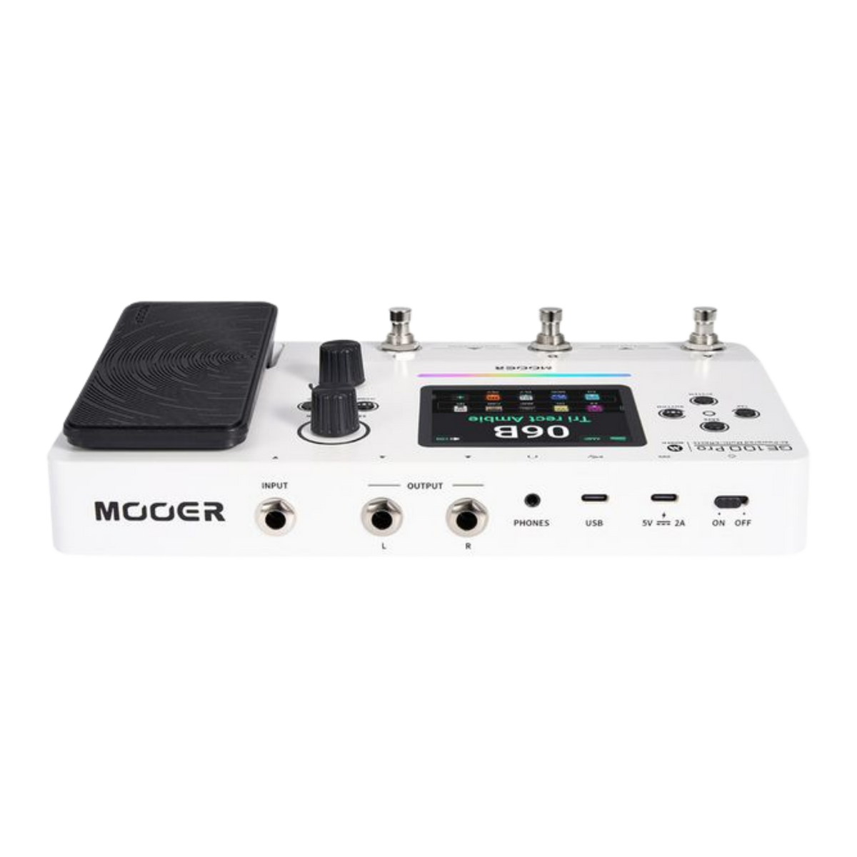 MOOER GE100 Pro White Multi-Effects Guitar Pedal