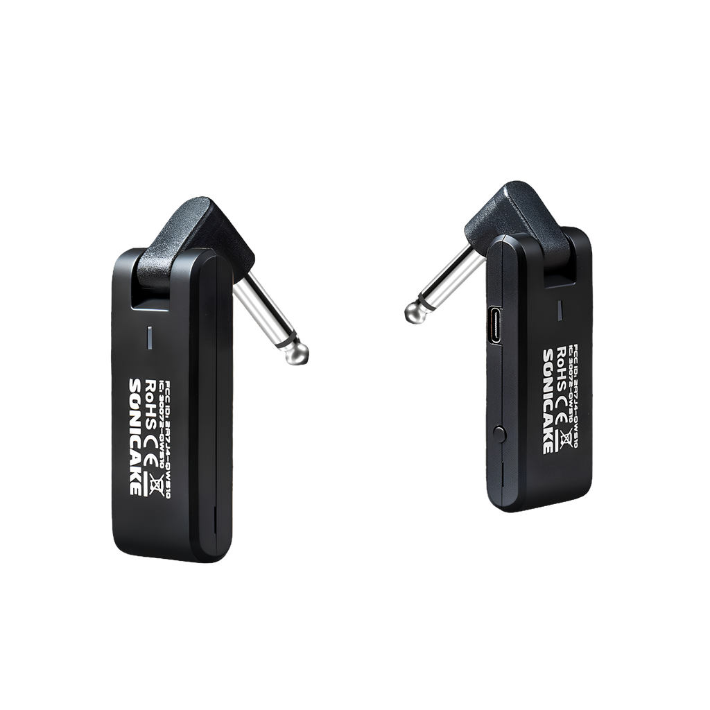 SONICAKE QWS-10 2.4G Sistem Gitar Nirkabel Pemancar Instrumen