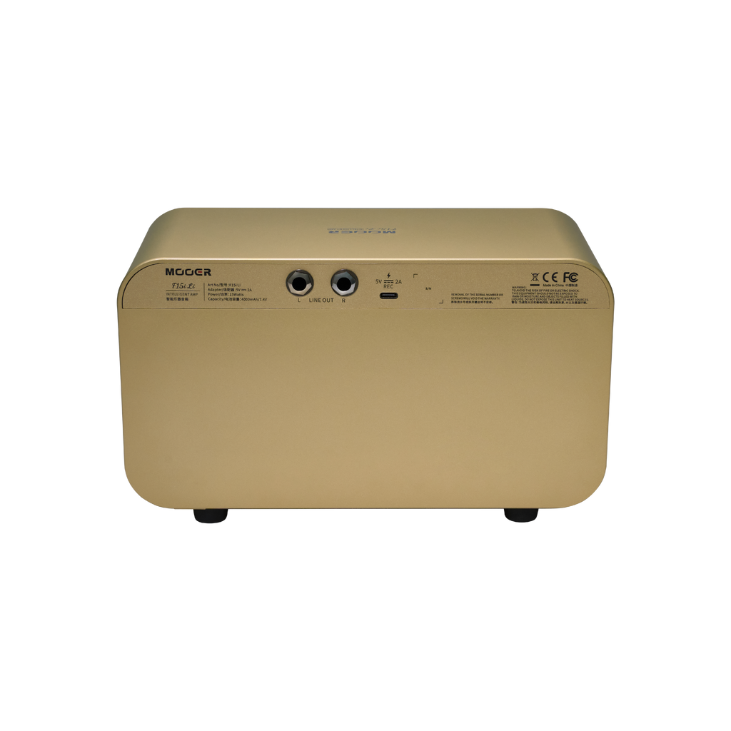 MOOER FUTURE F15i Li Guitar Smart Amp Imperial Gold