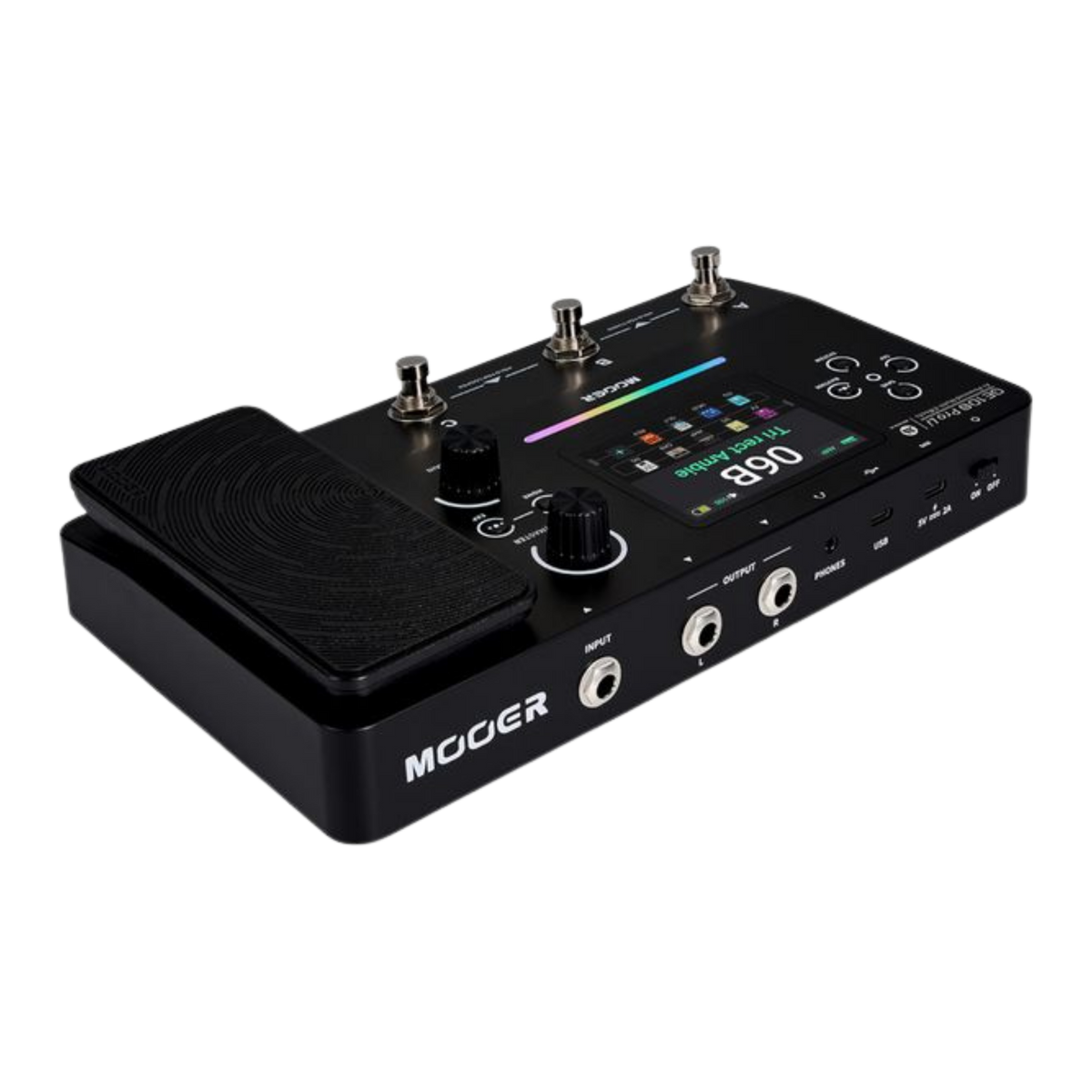 MOOER GE100 Pro Li Black Multi-Effects Guitar Pedal