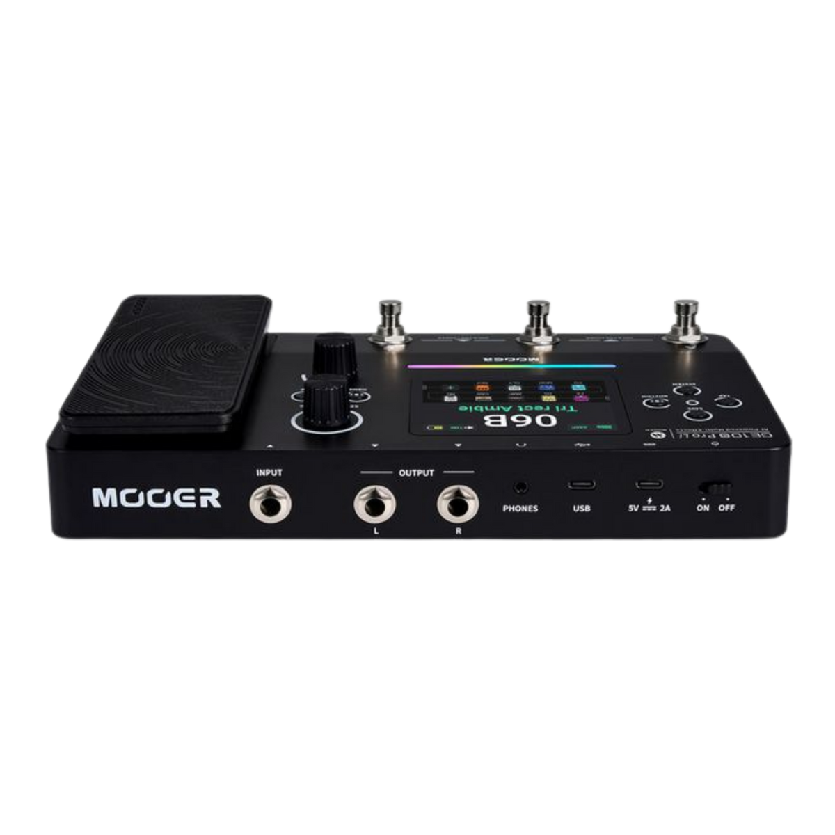 MOOER GE100 Pro Li Black Multi-Effects Guitar Pedal