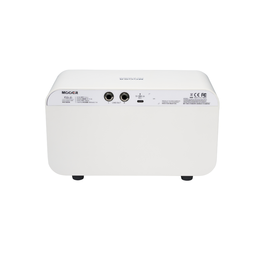 MOOER FUTURE F15i Li Guitar Smart Amp Snowfall White