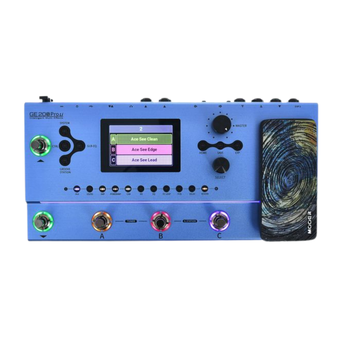 MOOER GE200 Pro Li Multi-Effects Guitar Pedal
