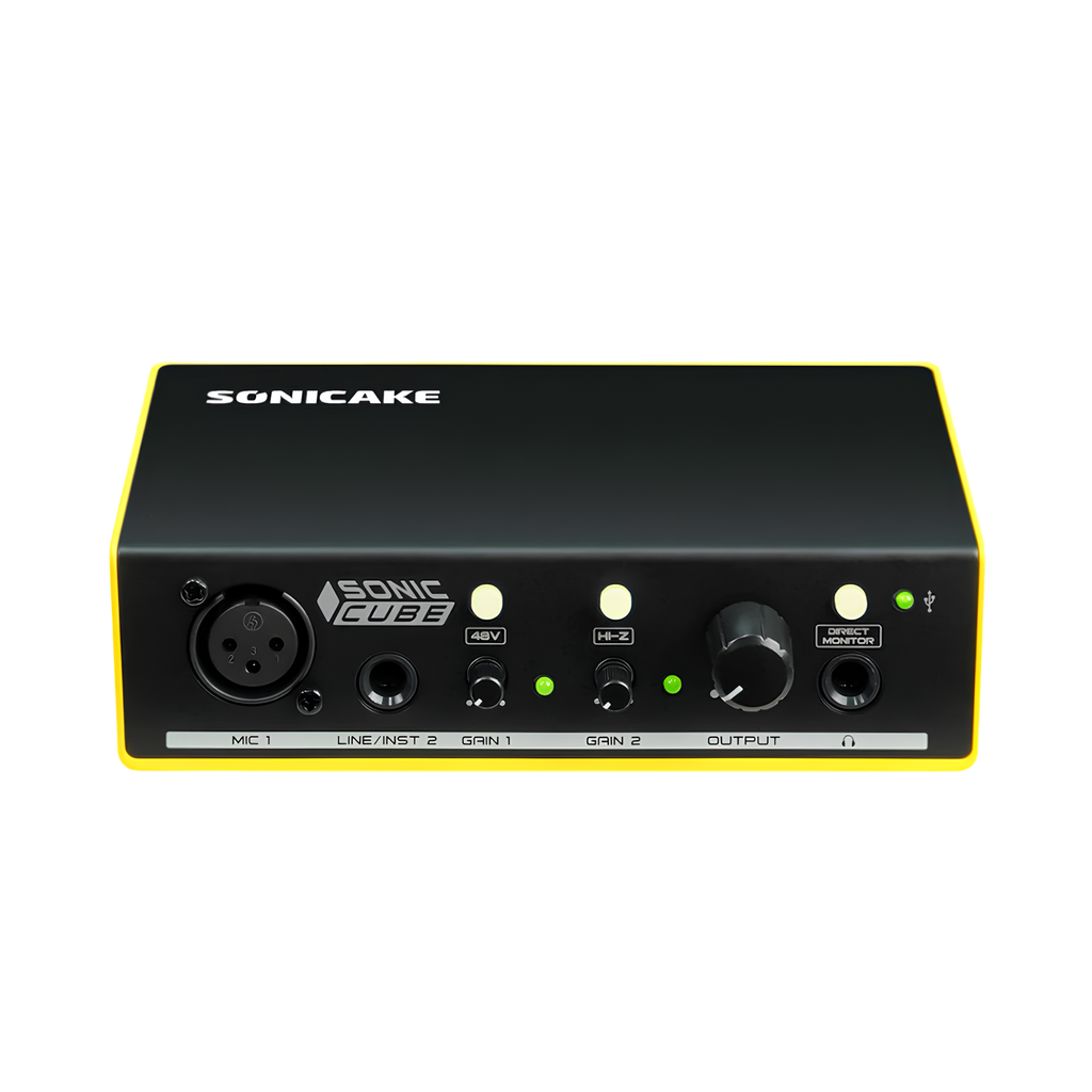SONICAKE QAI 22 Sonic Cube Audio Interface Dual Channel Soundcard