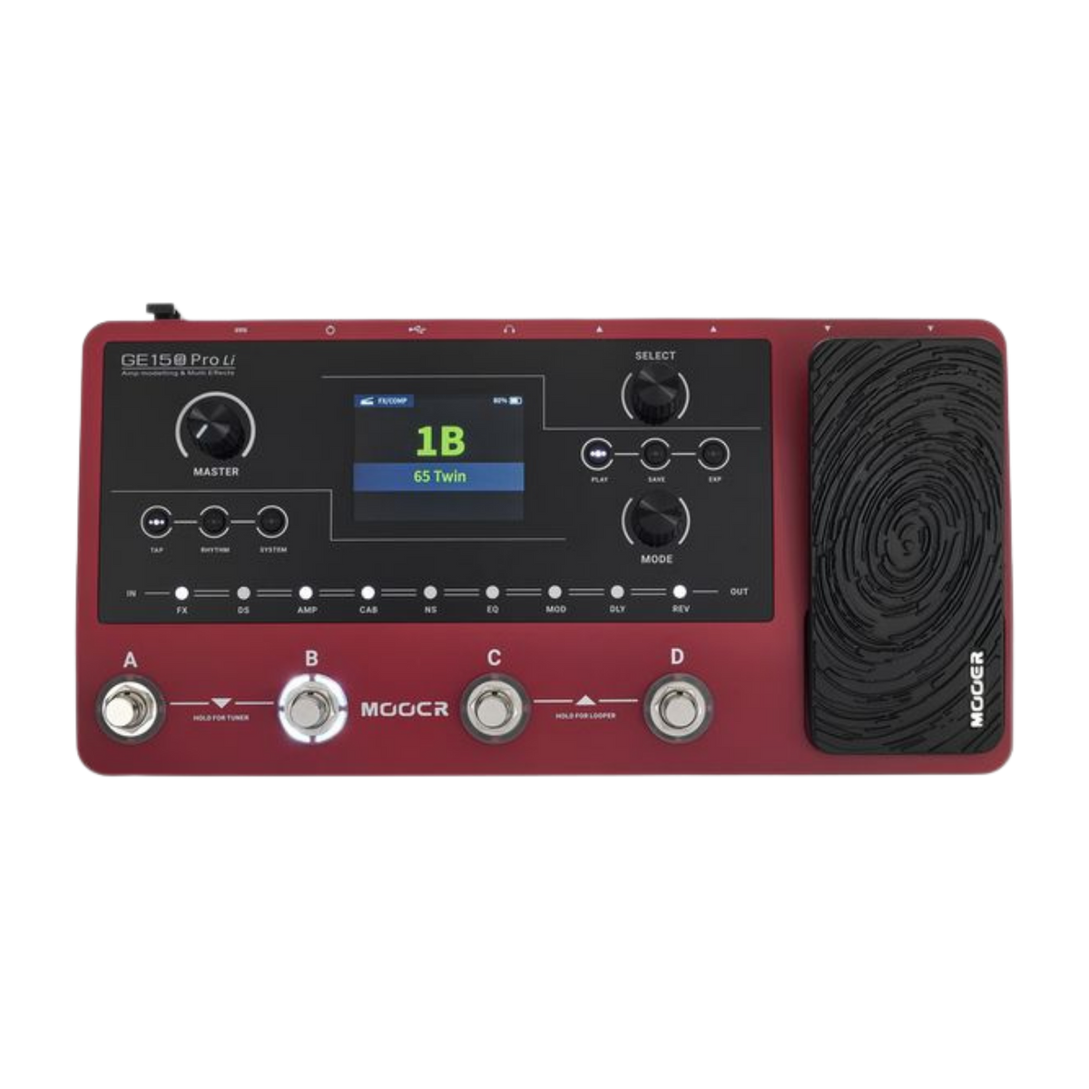 MOOER GE150 Pro Li Plum Multi-Effects Guitar Pedal