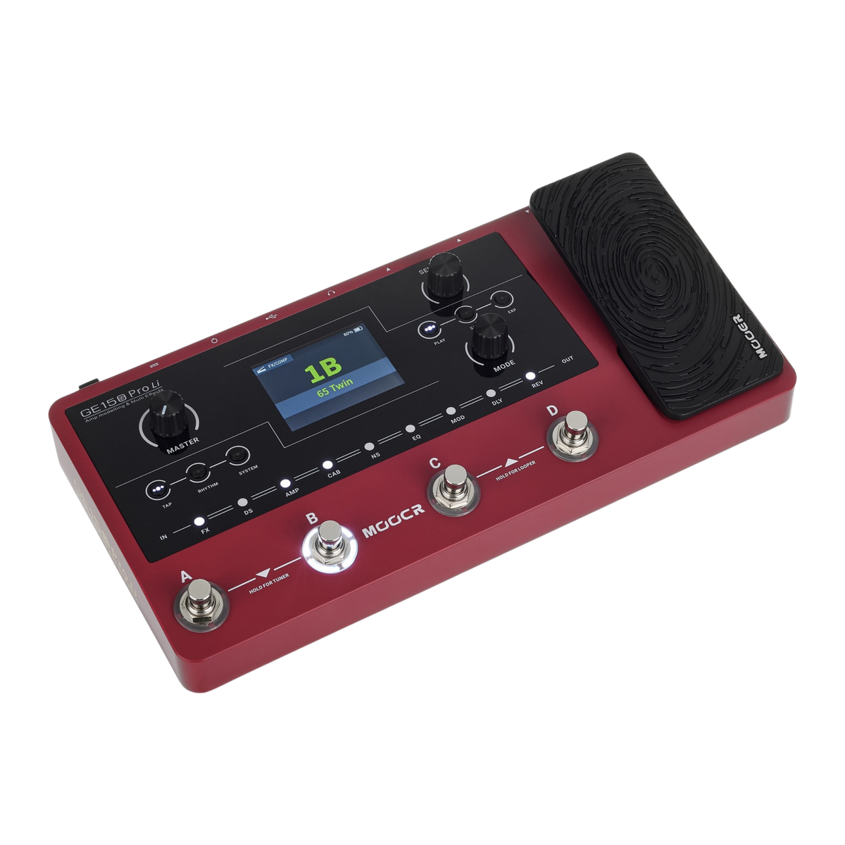 MOOER GE150 Pro Li Plum Multi-Effects Guitar Pedal