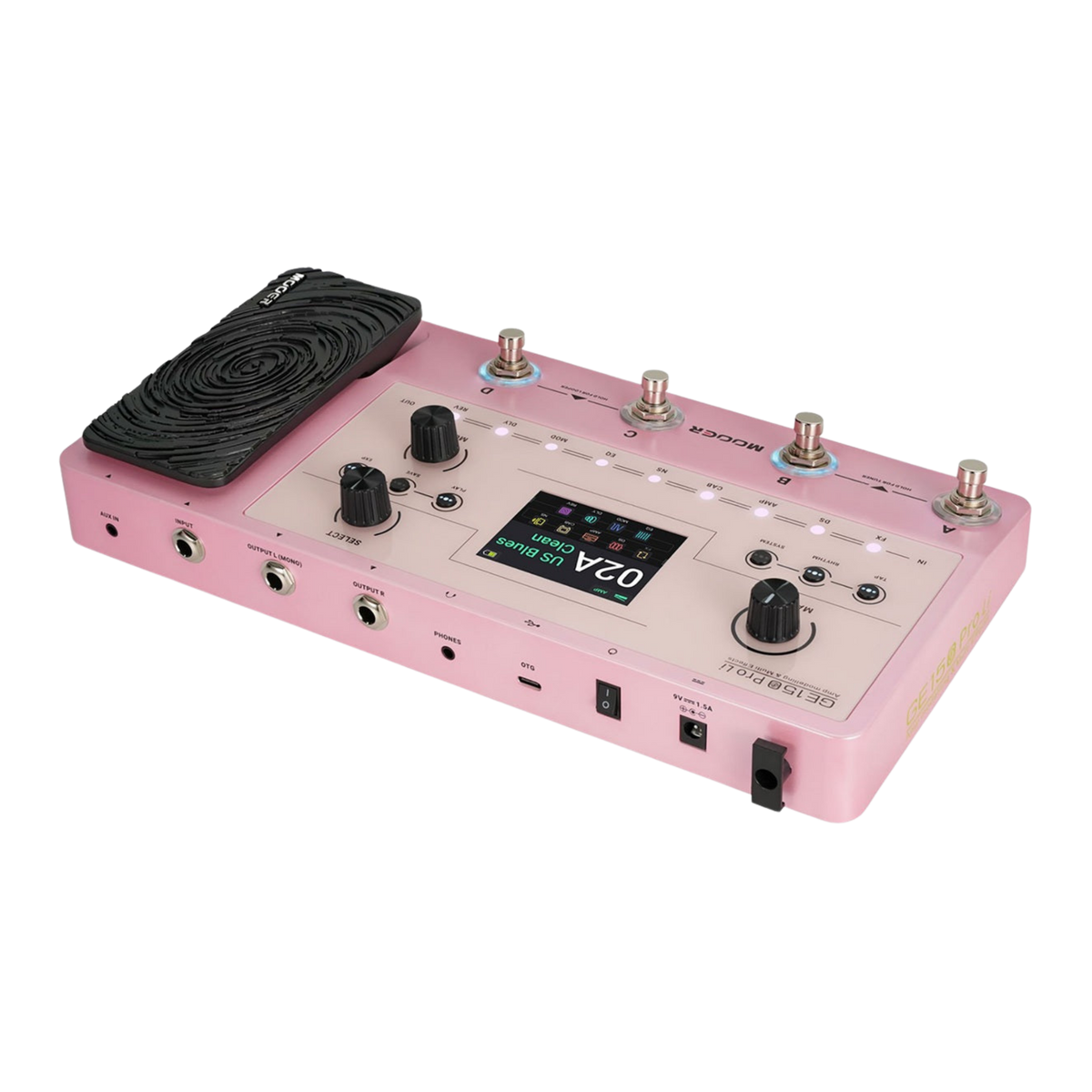 MOOER GE150 Pro Li Pink Multi-Effects Guitar Pedal