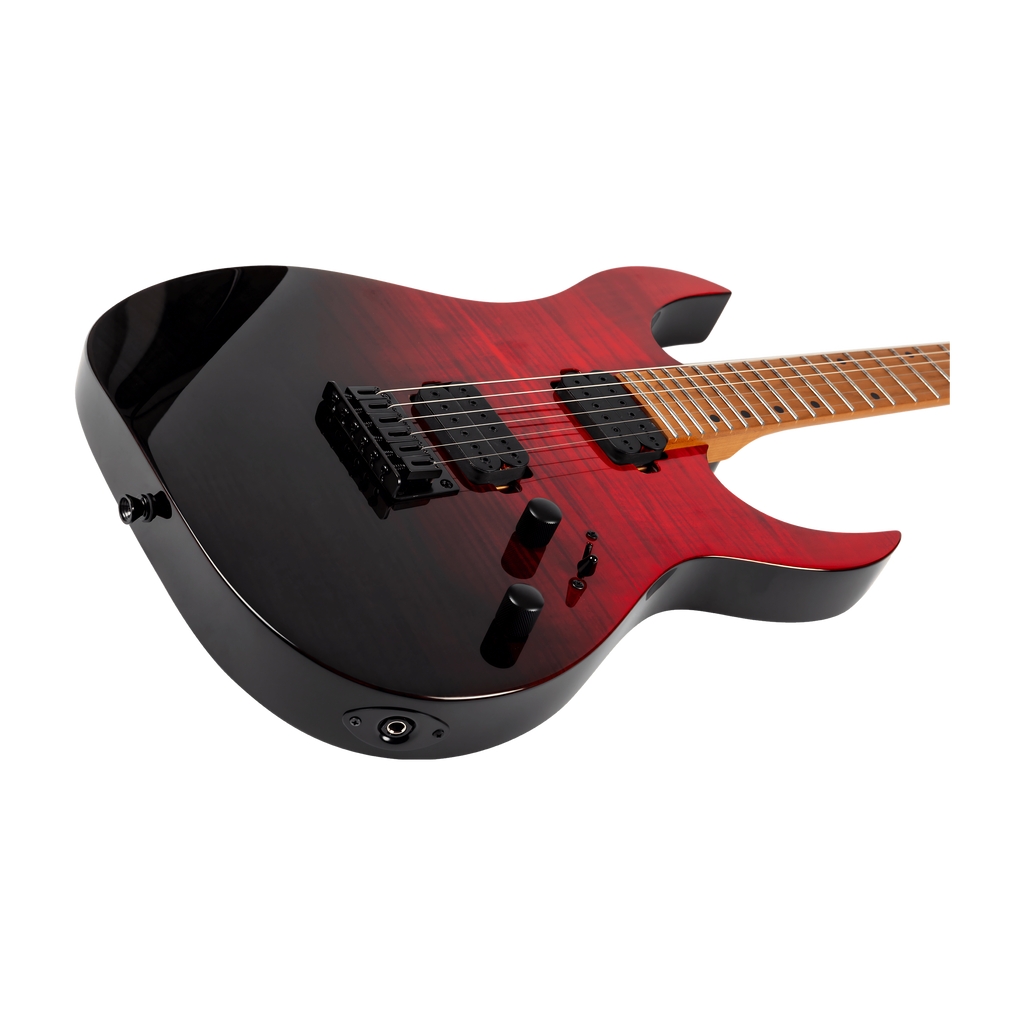 SPIRA S450 TRD Stratocaster Electric Guitar Trans Red