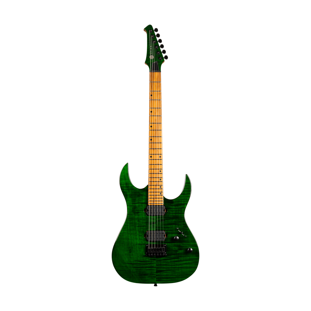 SPIRA S450 TGR Stratocaster Electric Guitar Trans Green