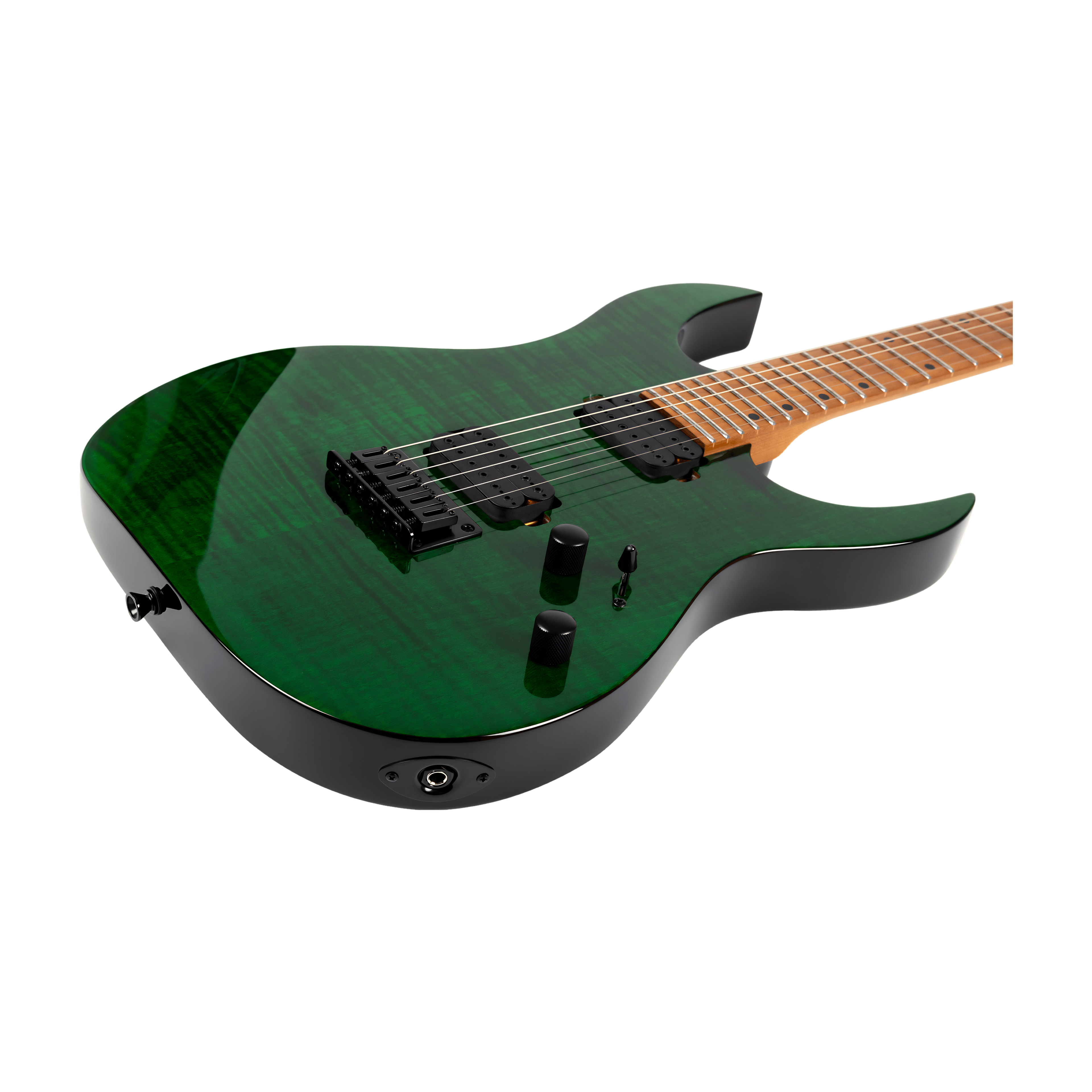 SPIRA S450 TGR Stratocaster Electric Guitar Trans Green