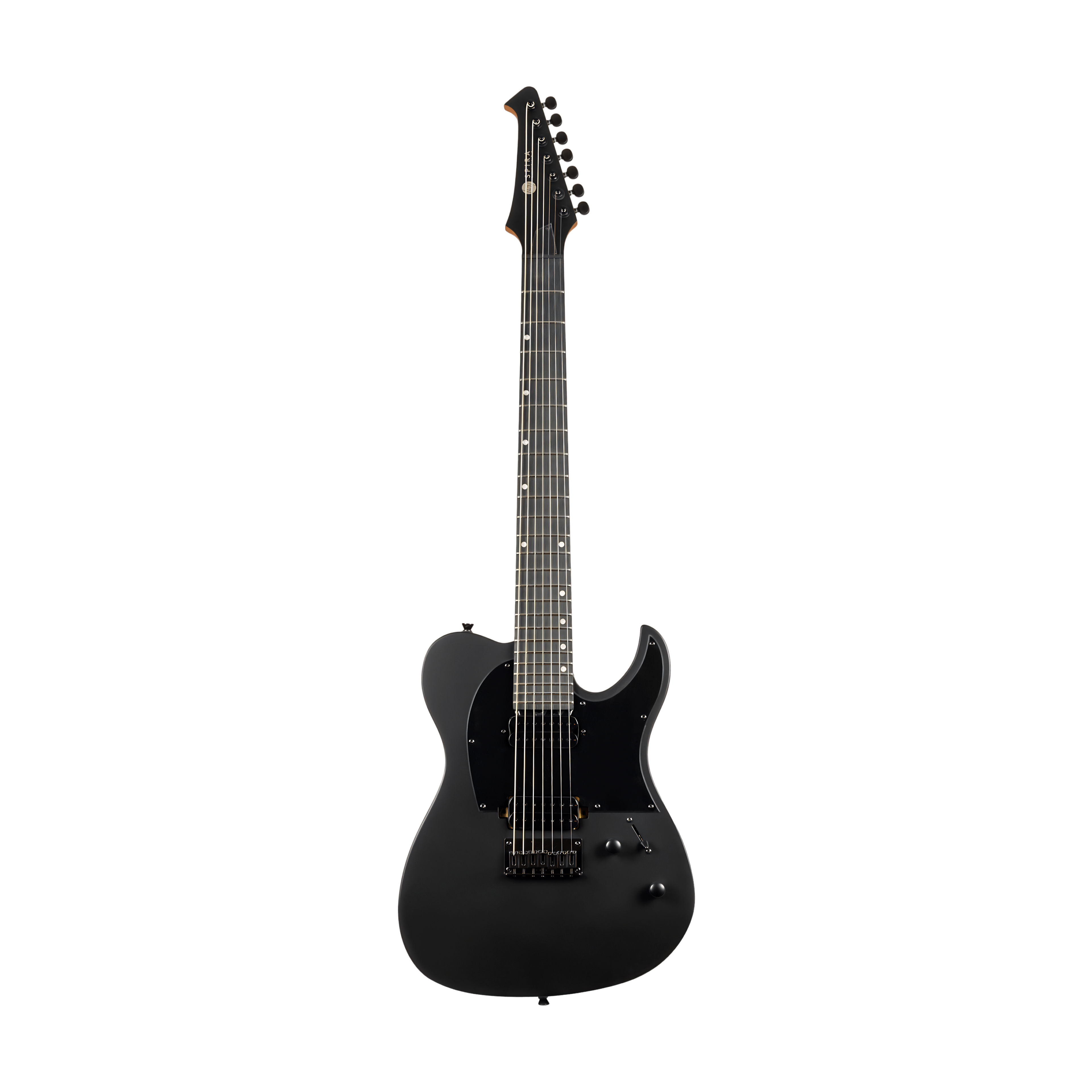 SPIRA T407 MBK Telecaster Electric Guitar 7 String Black