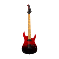 SPIRA S457 TRD Stratocaster Electric Guitar 7 String Trans Red