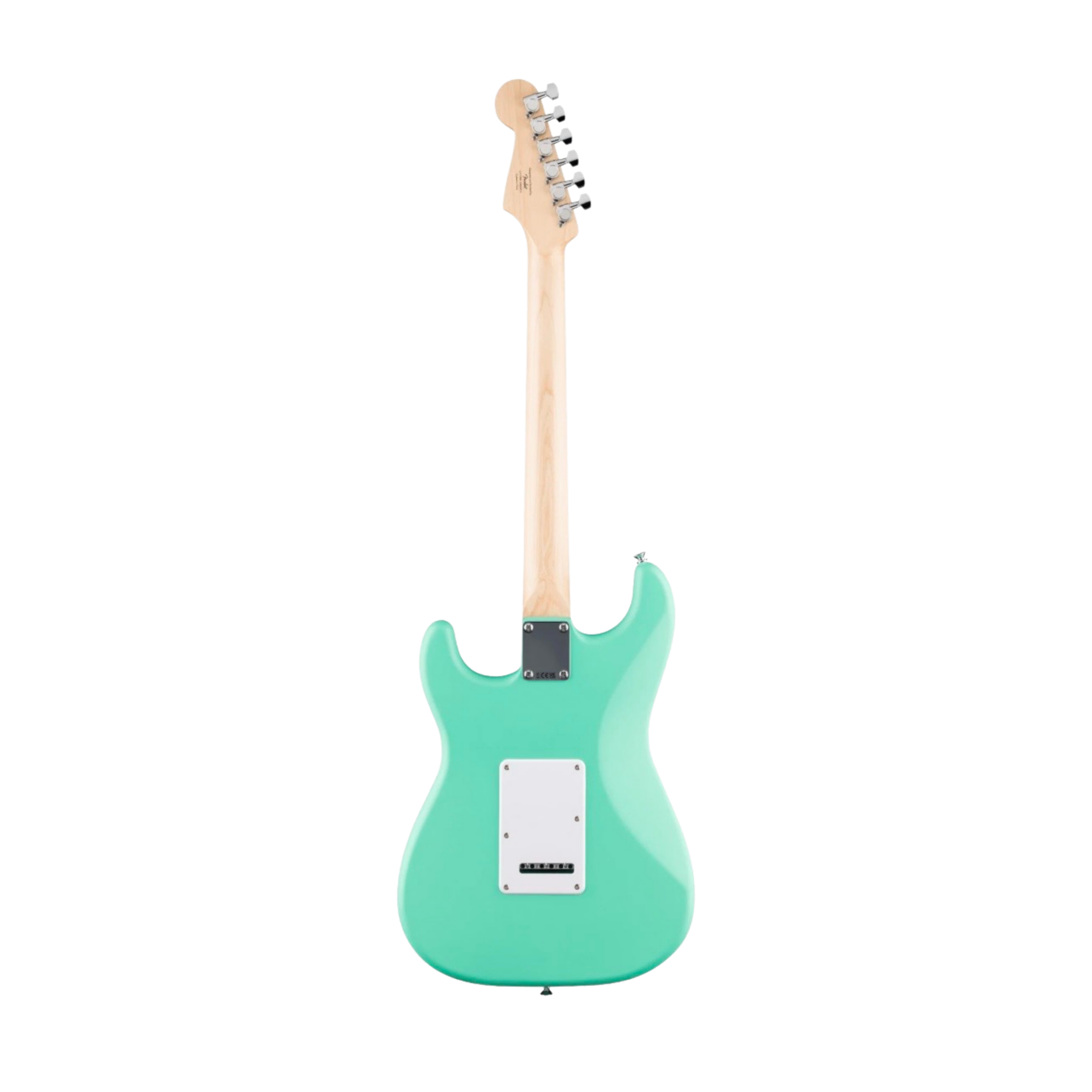 SQUIER Debut Series Stratocaster HSS Electric Guitar, Laurel FB, Sea Foam Green